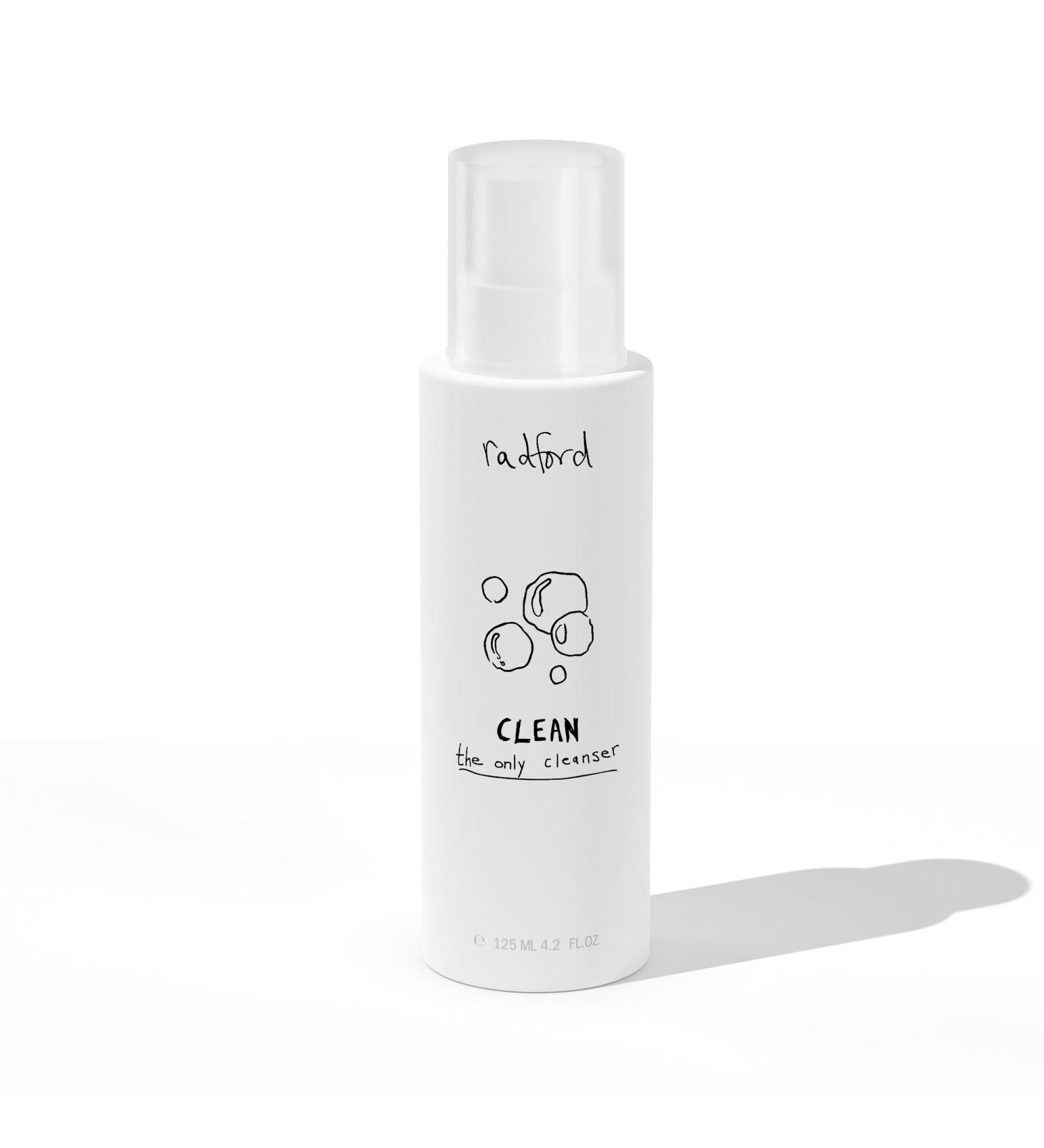 Radford Beauty CLEAN - Hydrating Facial Cleanser with Glycolic Acid & Niacinamide | Gentle Double Cleanser for Sensitive Skin | 4.2 Fl Oz - International Shipping - Buy Online on SooperMarket.com