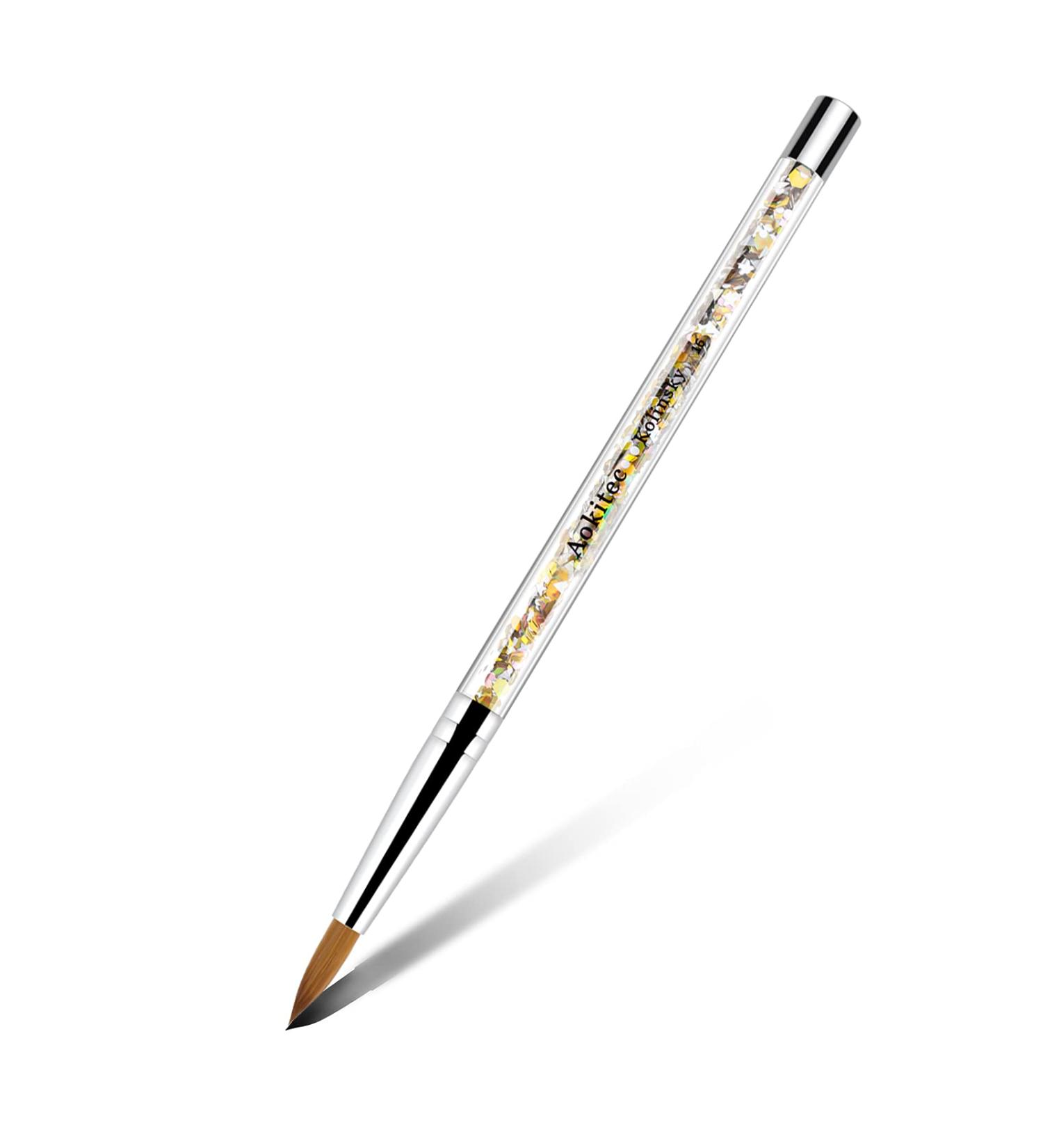 Premium #16 Sable Kolinsky Acrylic Nail Brush | Zobelhaar Nail Art Tool for Gel & Polishes - Perfect for Manicure & Nail Design - Buy Online on SooperMarket.com