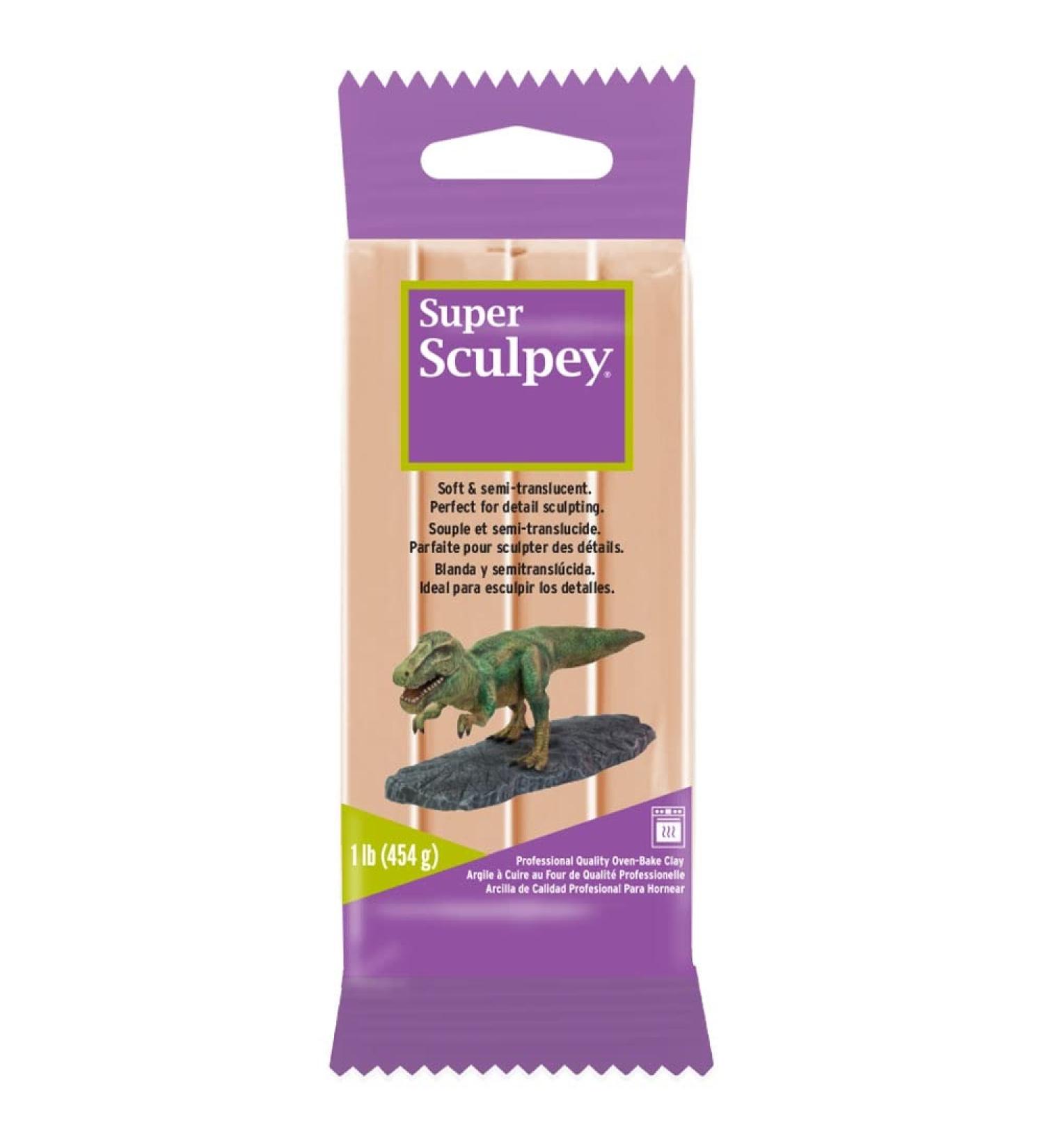 Sculpey Super Sculpting Compound 1 lb. Box - Beige | Sculpting Clay for Artists - Buy Online on SooperMarket.com
