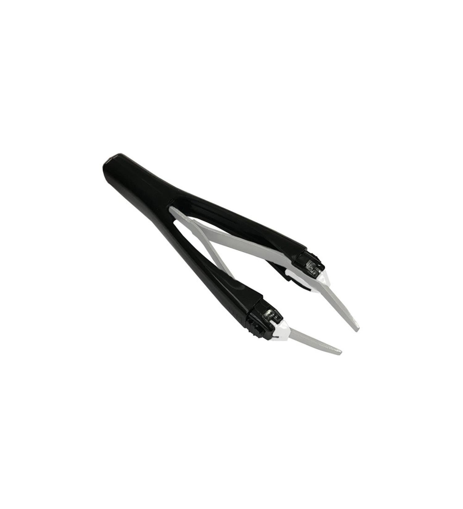 AAHB Care Supplies Tweezers Antistatic Eyebrow Plucking Automatic Stainless Steel