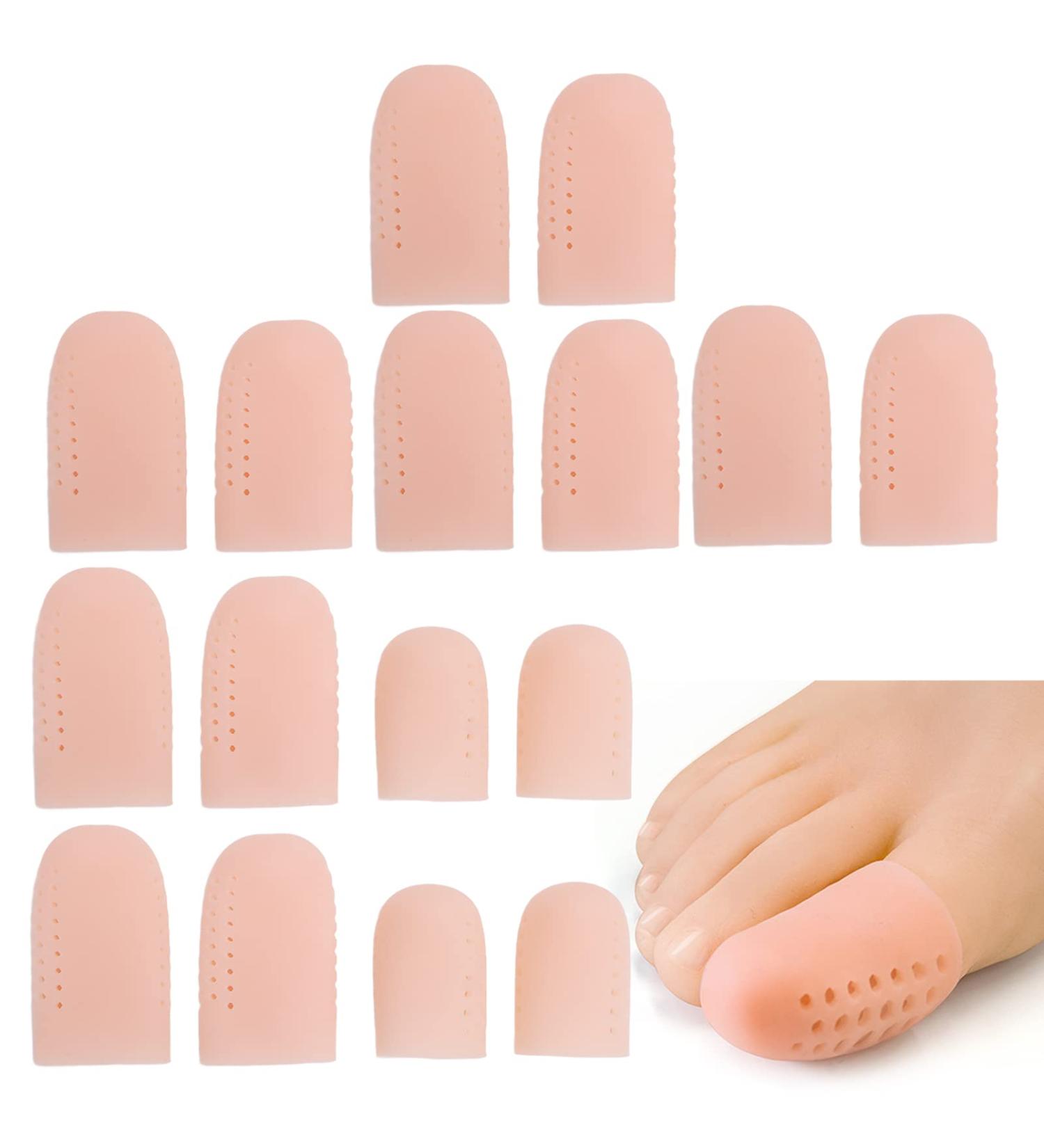 Breathable Gel Toe Protectors - 8 Pairs for Ingrown Toenails & Friction Reduction - Buy Online on SooperMarket.com