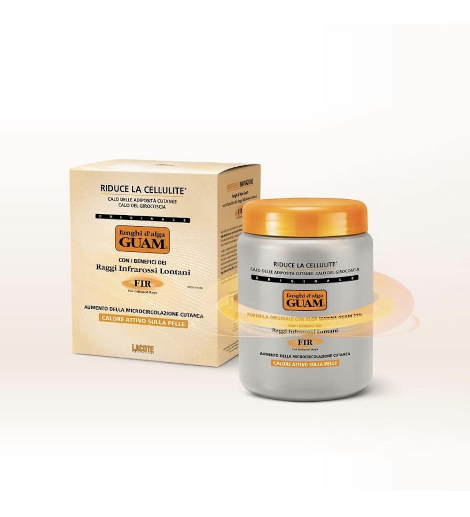Guam Anticellulite Infrared Body Wrap - Hot Seaweed Treatment for Cellulite Removal - 1kg - Buy Online on SooperMarket.com