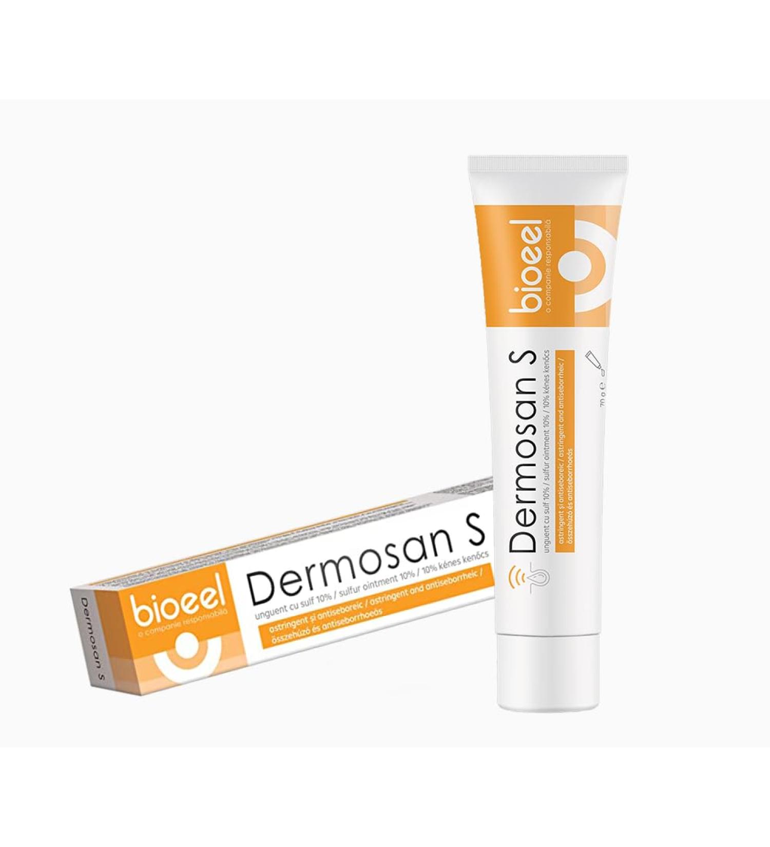 Sulfur Ointment 10% BioEEL 70g - Organic Skin Care Solution - Buy Online on SooperMarket.com