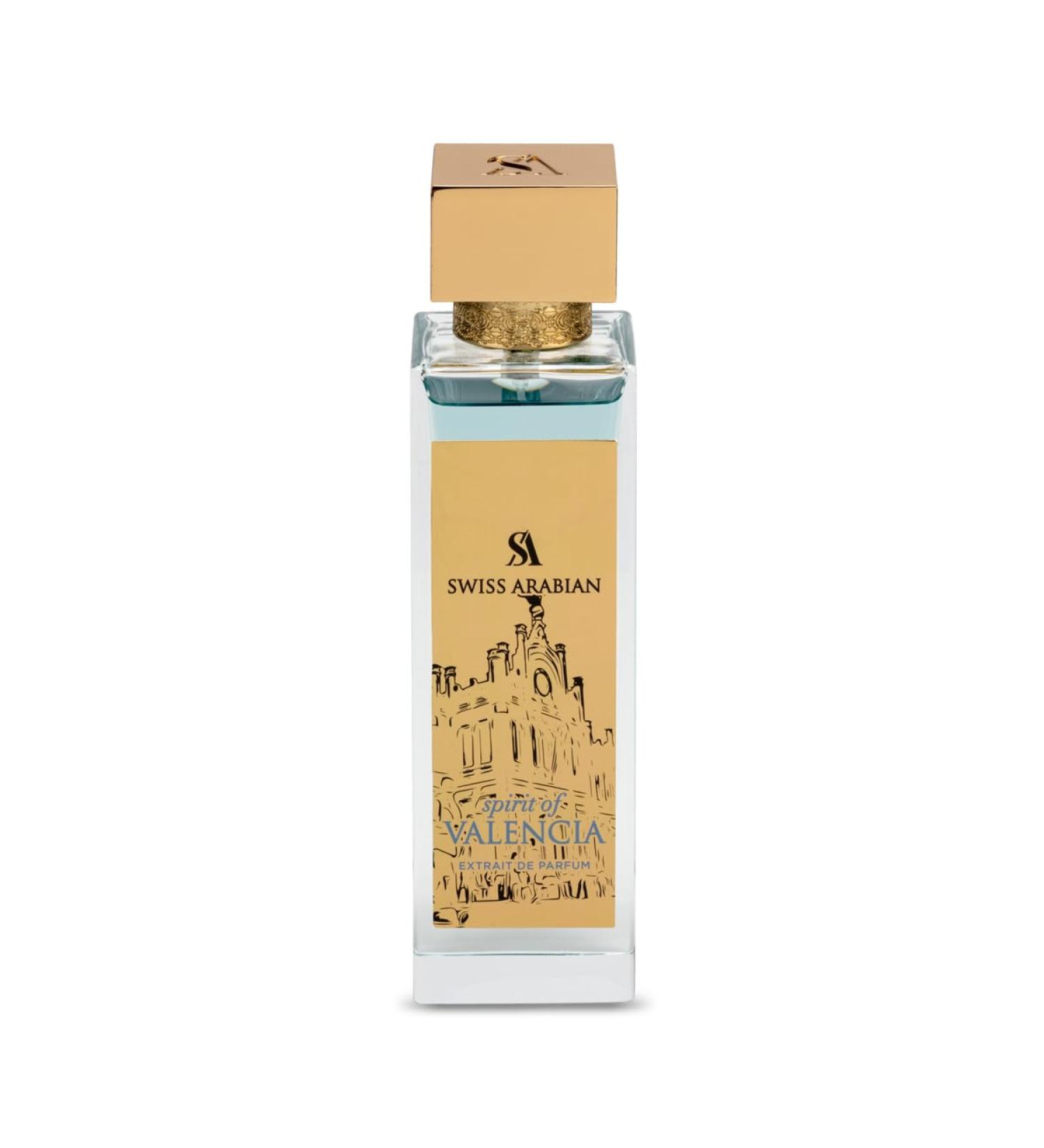 Swiss Arabian Spirit of Valencia - Arabian Perfumes for Women and Men - Long Lasting Extrait de Parfum - Citrus Floral Amber Perfume - 3.4 oz - Buy Online on SooperMarket.com