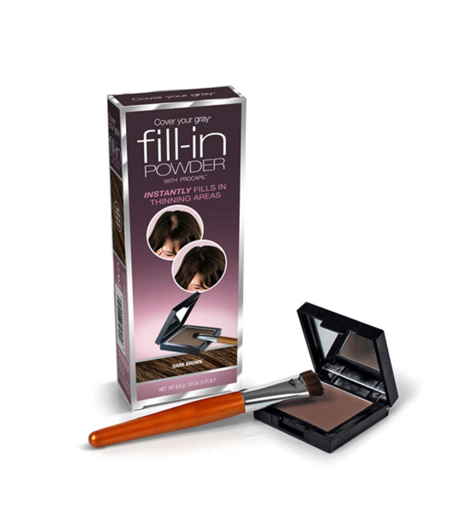 Dark Brown Fill In Powder - 2 Pack | Cover Your Gray - Buy Online on SooperMarket.com