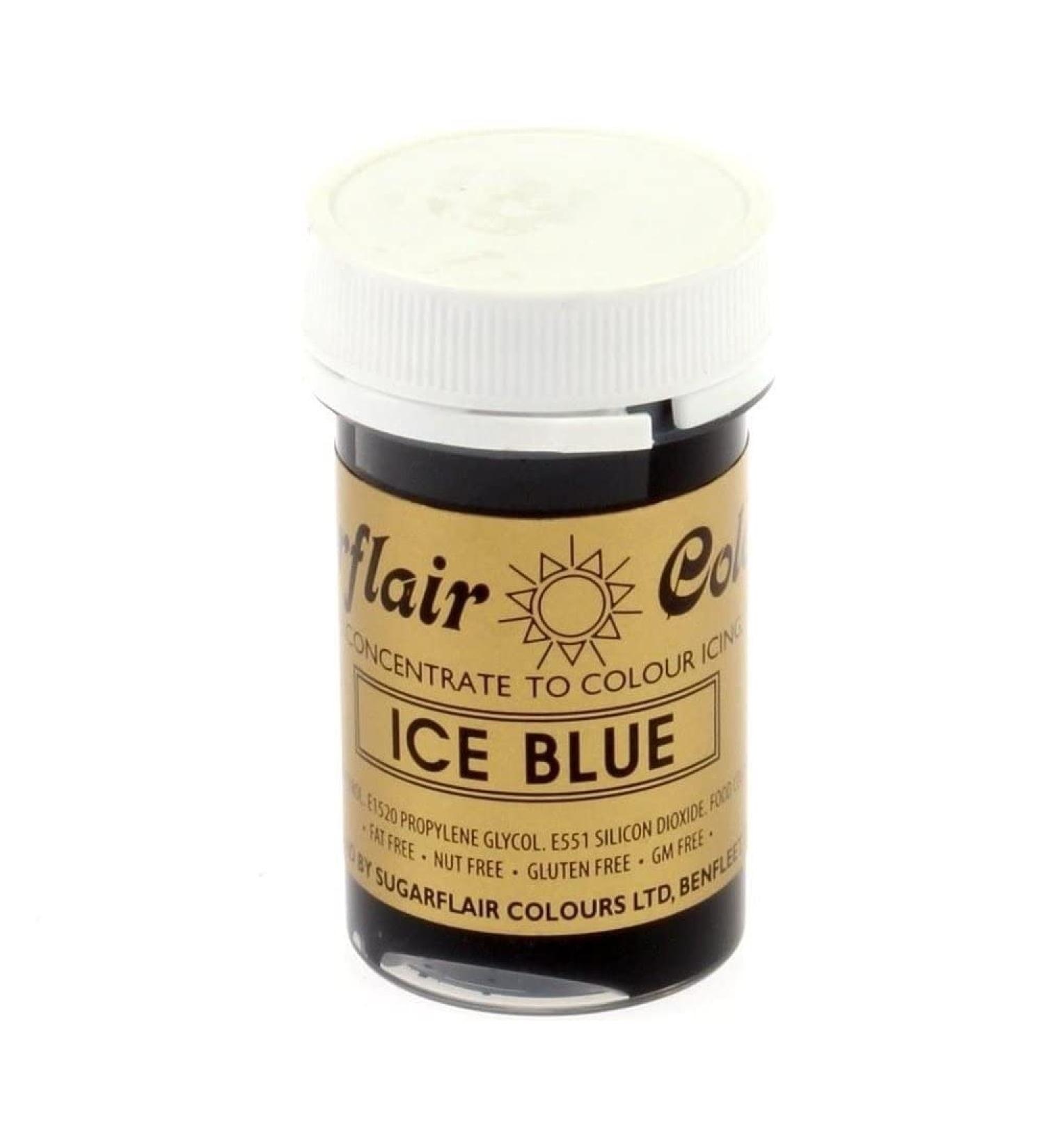 Sugarflair Food Colouring Paste Concentrate - Perfect for all Cake Making and Decorating Ice Blue