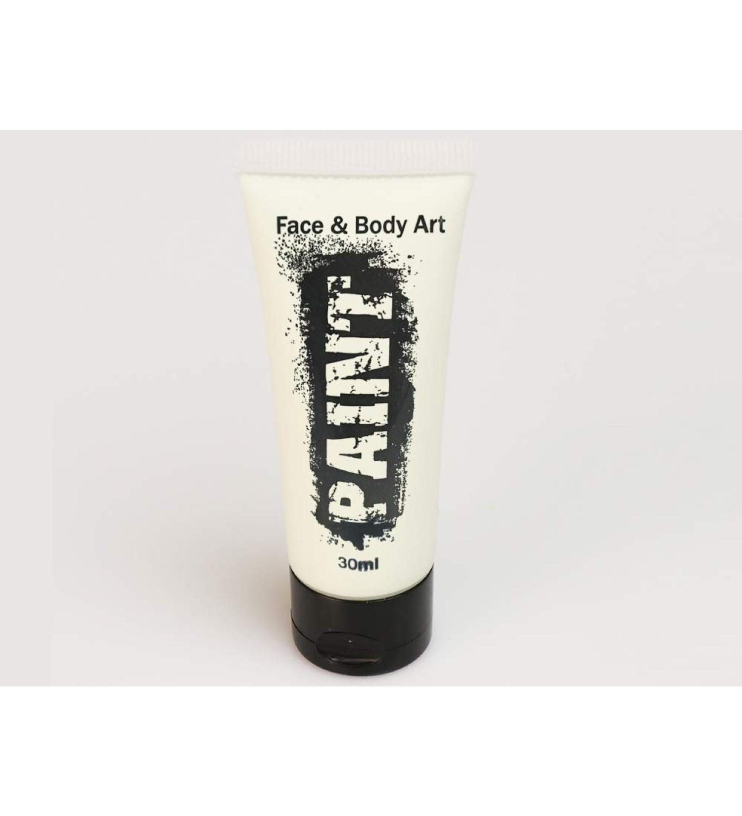 UV Bodypainting paint in a tube (UV BodyPaint Tube) - white 30 ml