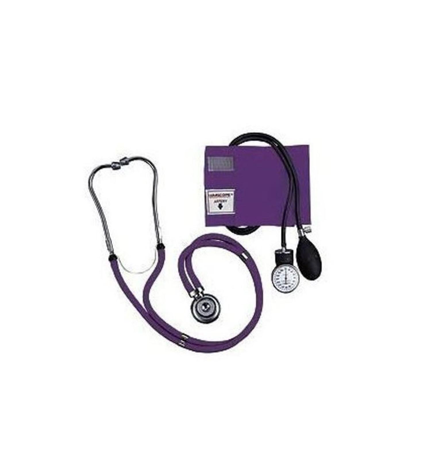 Purple Blood Pressure and Stethoscope Kit