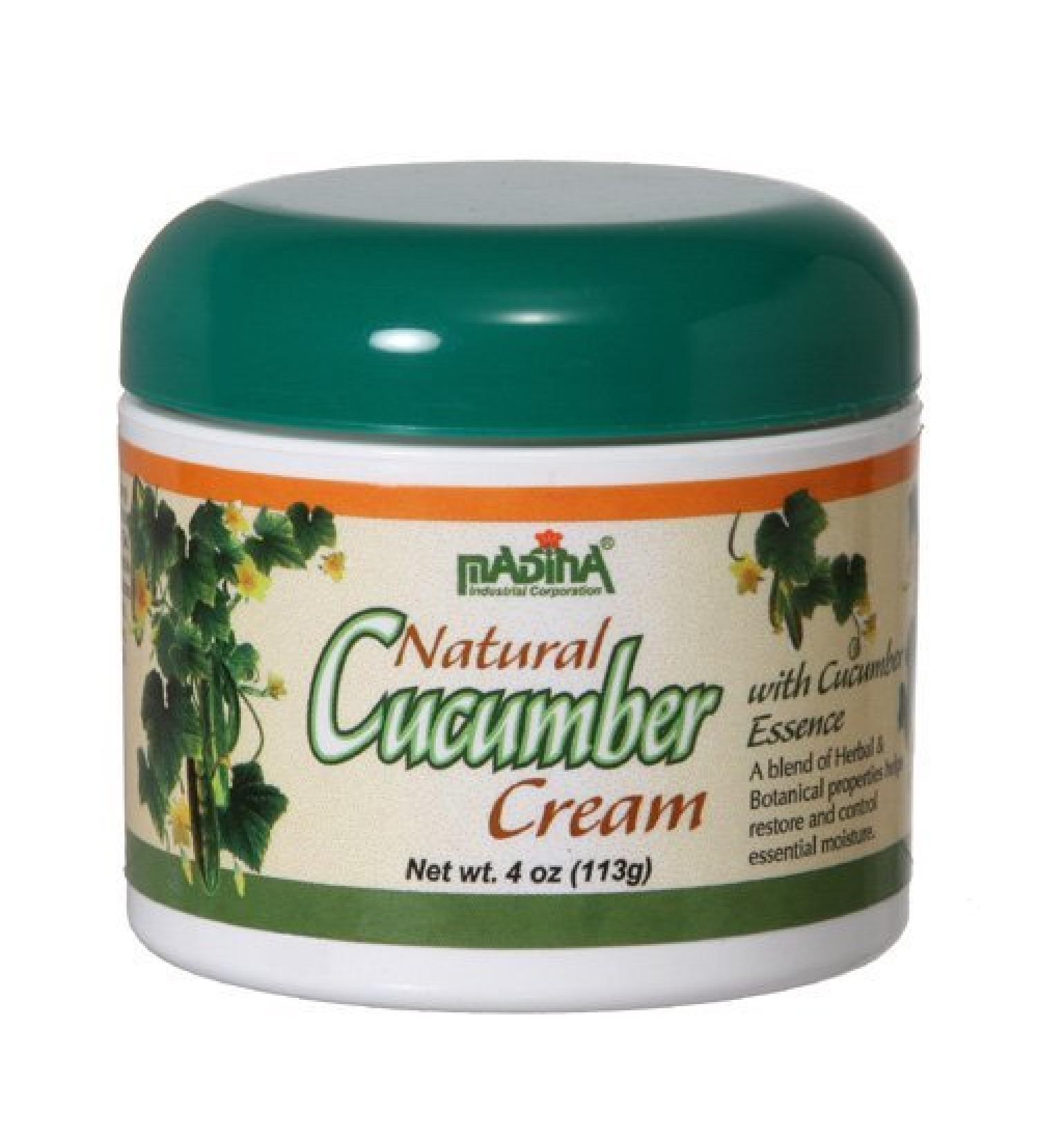 Madina - Natural Cucumber Cream 4 Oz.