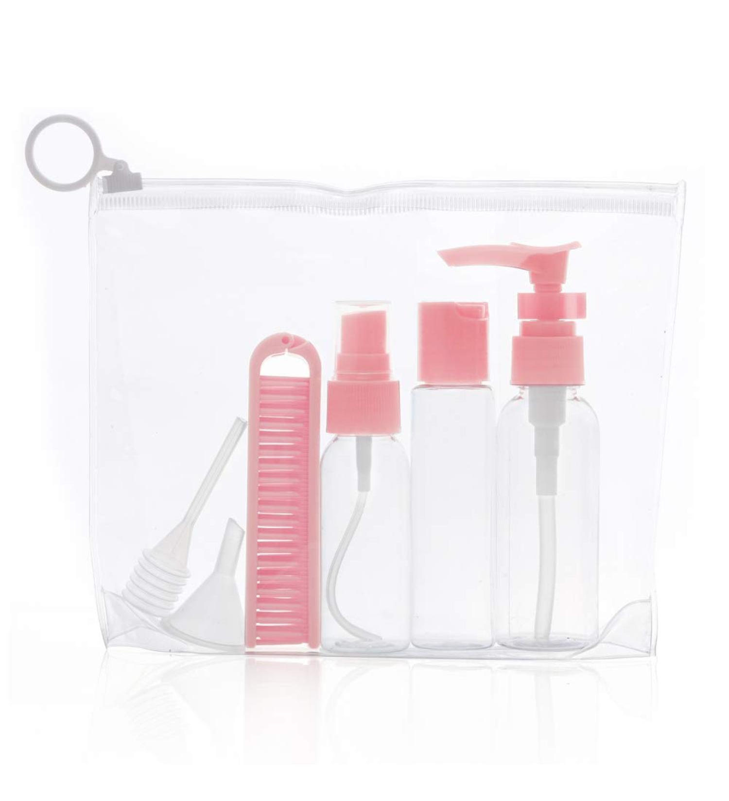 ANKROYU Travel Bottle Set Leak Proof Shampoo Liquid Squeeze Bottle Refillable Cosmetic Container for Shampoo/Body Wash/Lotion(6 Sets-A) 6 Sets A - Buy Online on SooperMarket.com