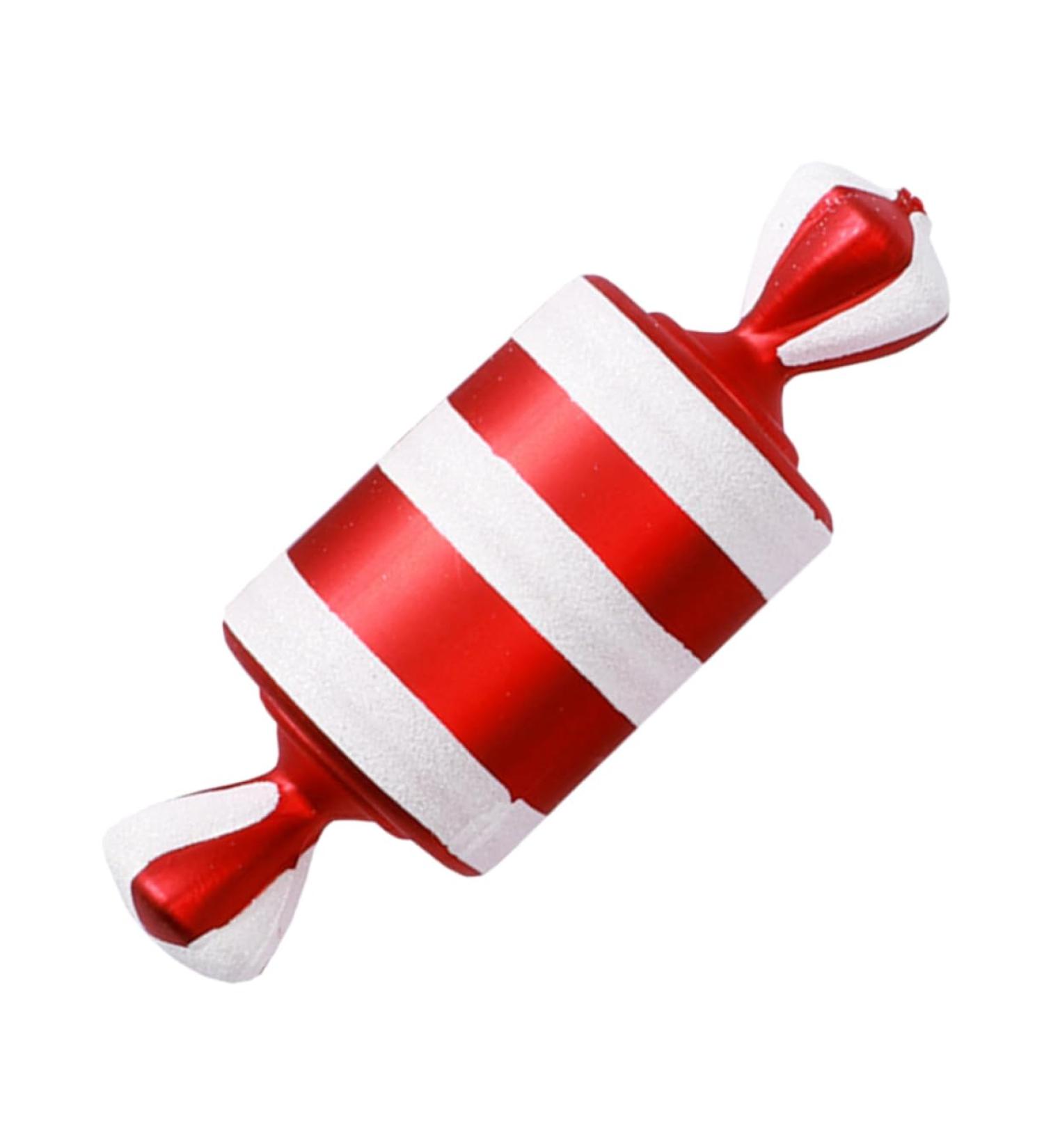 Zerodeko 1pc Christmas Candy Decoration christmas tree Cosmetics candy decorate Xmas Adornment outdoor christmas decorations decor Ornament pendant pvc set red Christmas household Red 15X6X6CM - Buy Online on SooperMarket.com
