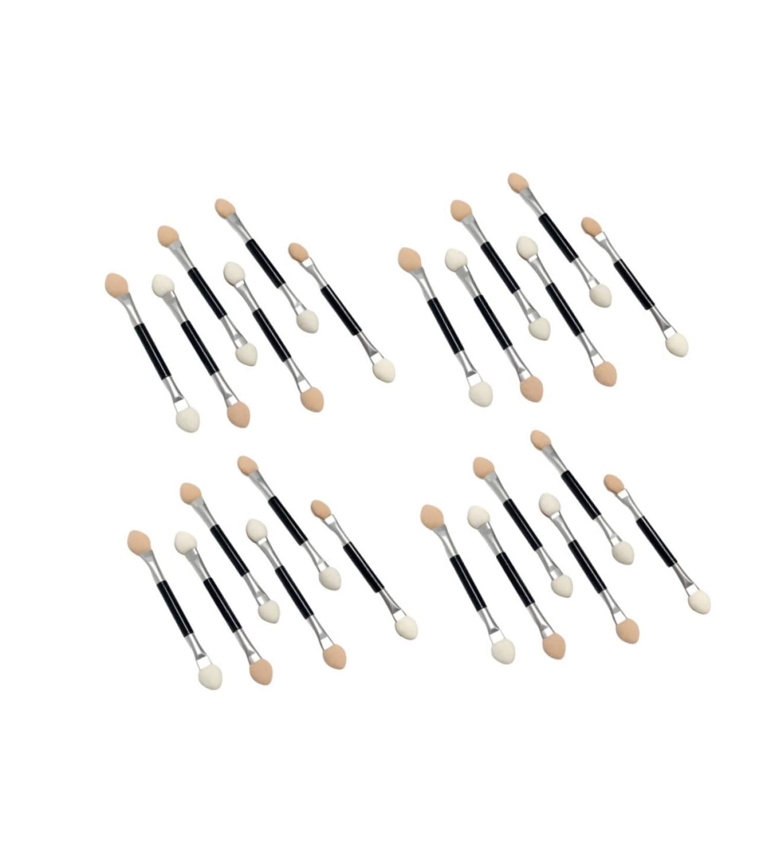 FOYTOKI 30pcs Eyeshadow Brush Kit Double Head Makeup Applicator Make up for Face Concealer Brush - Buy Online on SooperMarket.com