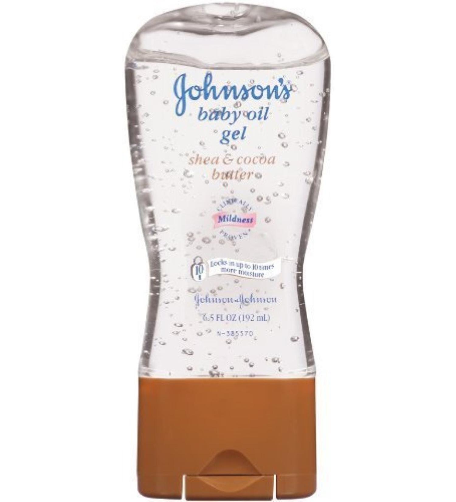 Johnson's Baby Oil Gel 6.5oz (Pack of 2)
