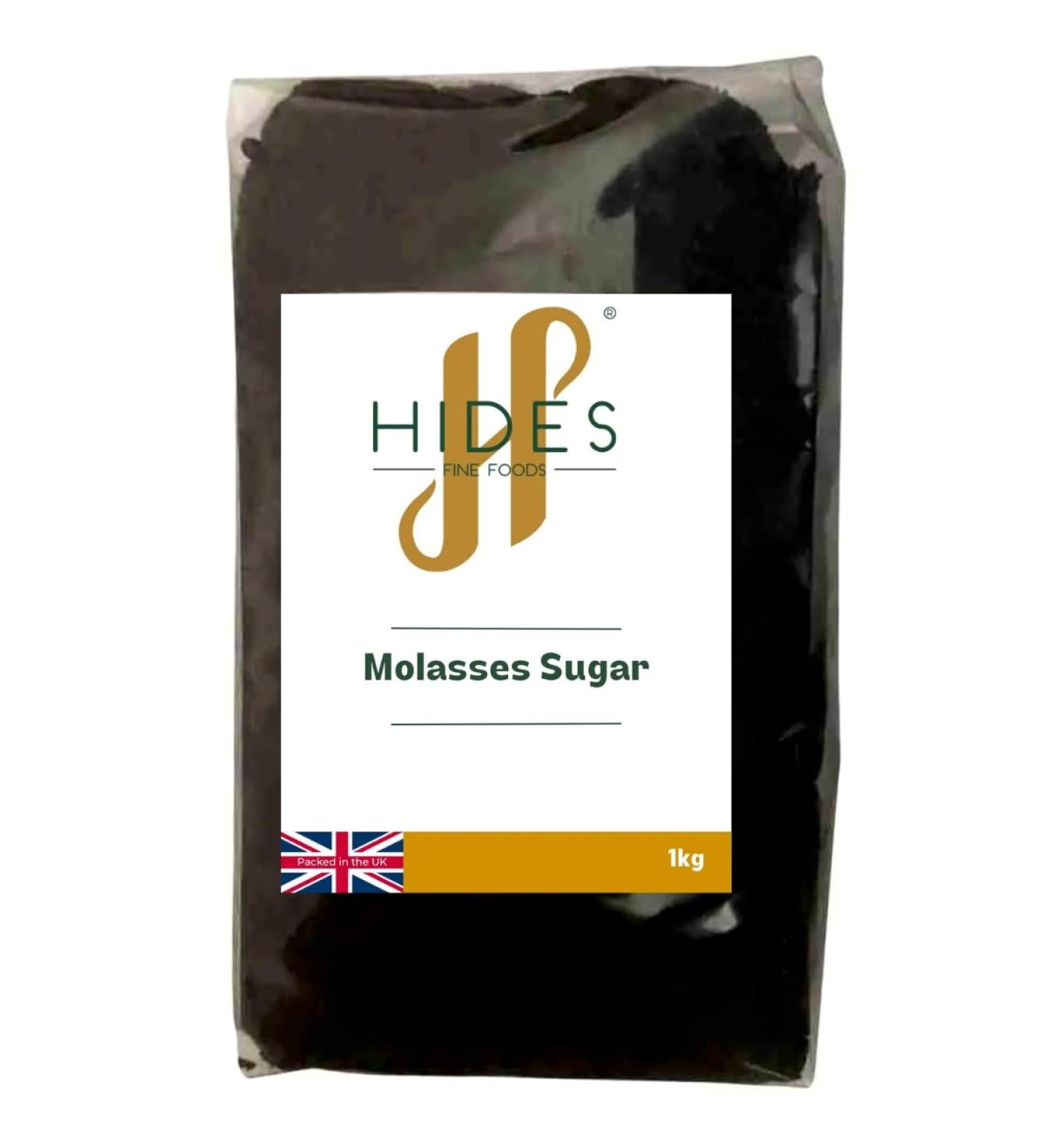 Hides Fine Foods - Molasses Sugar 1kg - GMO - Free - Suitable for Vegetarians - Baking - Cookies - Caramel - Tarts - Pies - Brownies - Desserts - Cooking - Buy Online on SooperMarket.com
