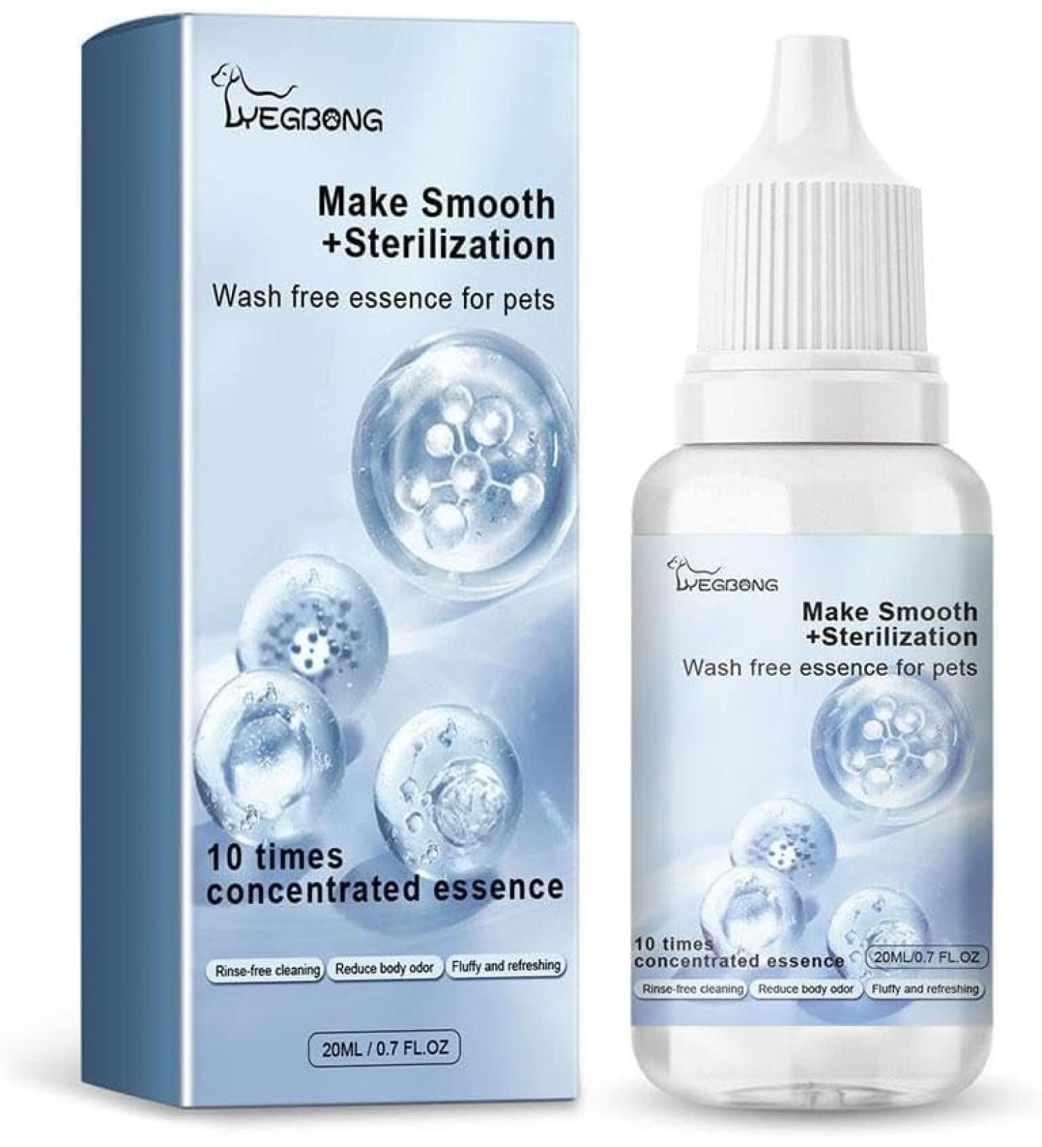 Wash Free Essence for Pets - Leave-in Conditioner & Detangling Spray for Cats & Dogs (1pc) - Buy Online on SooperMarket.com