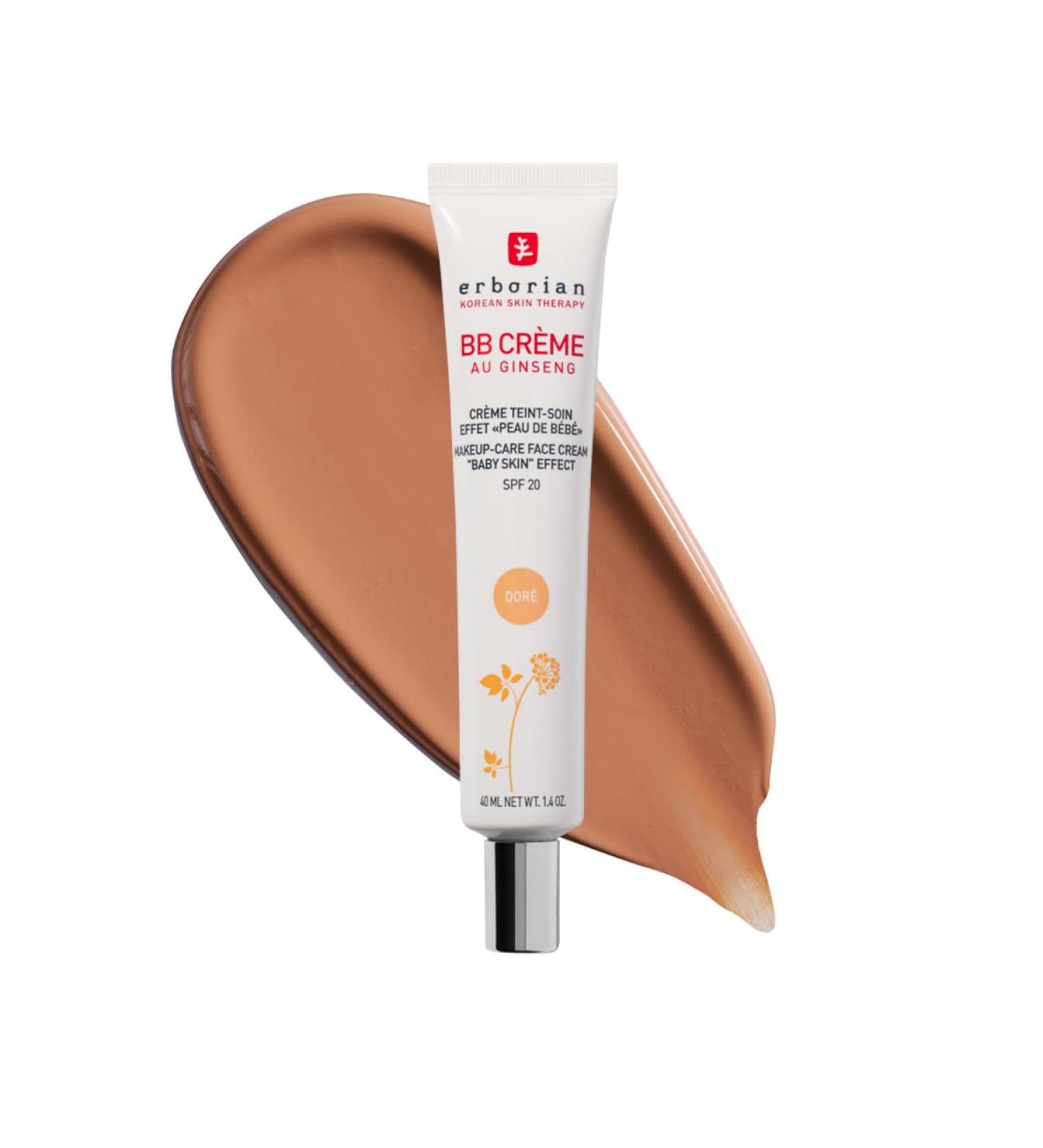 Erborian - BB Cream With Ginseng - Complexion Cream - "Baby Skin" Effect - Korean Cosmetic Treatment 5 -In -1 For SPF 20 - Gold - 40 ml 40 ml (Pack of 1) Golden - Buy Online on SooperMarket.com
