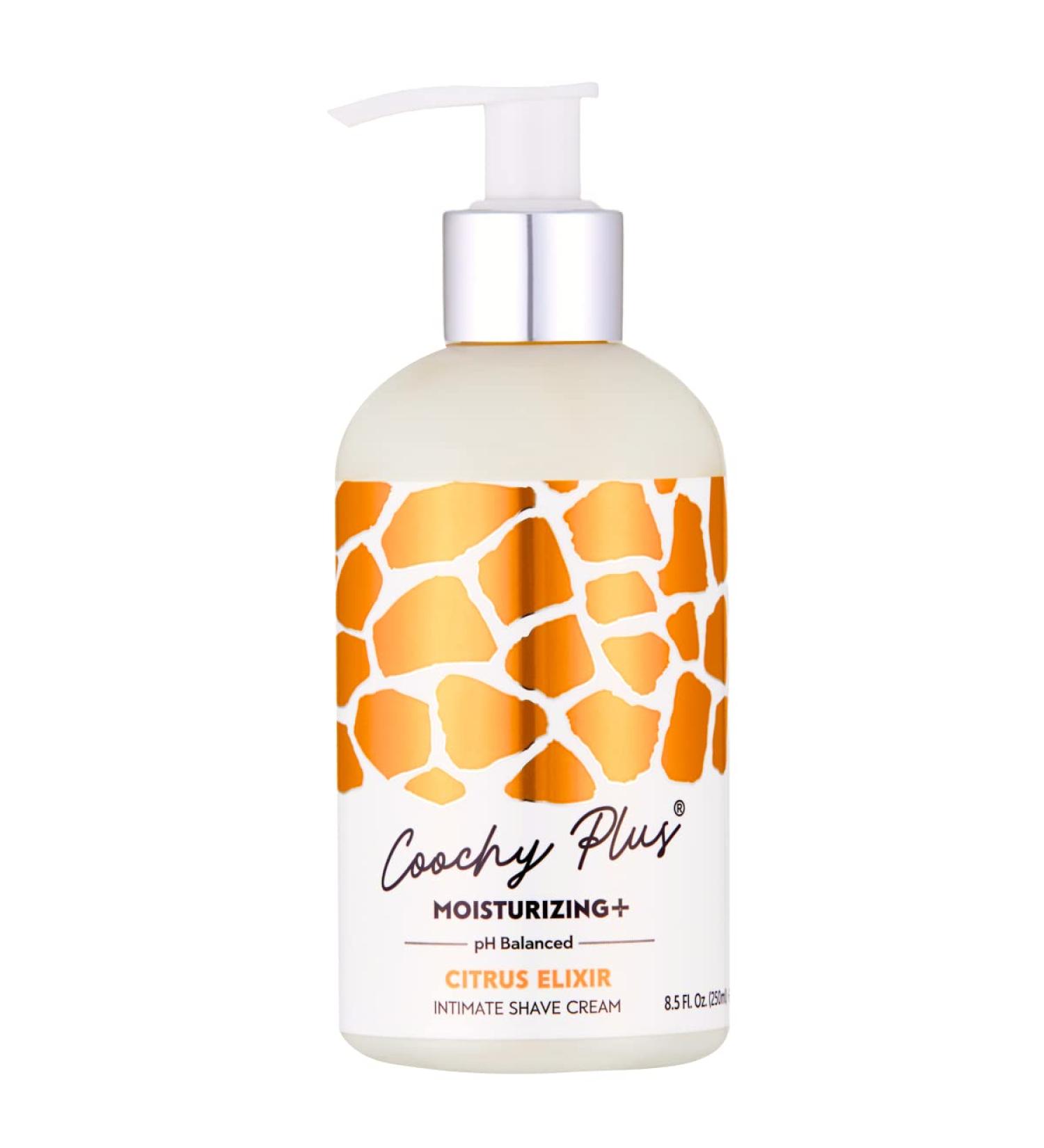 Coochy Plus Citrus Elixir Intimate Shaving Cream - Rash-Free Moisturizing Formula for Pubic, Bikini Line, Armpit - Prevents Razor Burns, Bumps, Ingrown Hairs - 1-Pack - Buy Online on SooperMarket.com