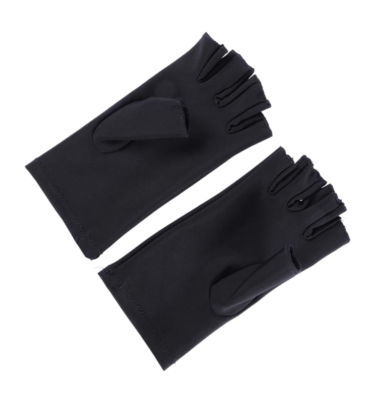 Angoily 5 Pair Gloves Manicure Glove Uv Shield Glove Anti Uv Glove Miss Electric Car Apparel M Black - Buy Online on SooperMarket.com