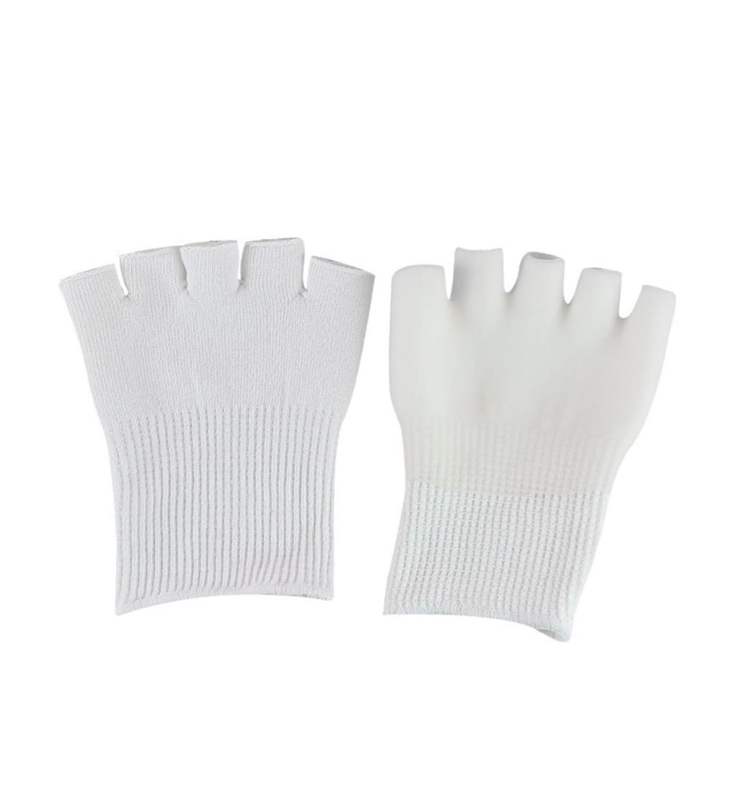 PLAFOPE 1 Pair Five Toe Gel Socks Dry Feet Gel Socks Fingerless Gloves Five Finger Socks Open Toe Socks Foot Moisturizing Socks Foot Spa Socks Open Toe Gel Socks Men Gel Feet Sock White - Buy Online on SooperMarket.com