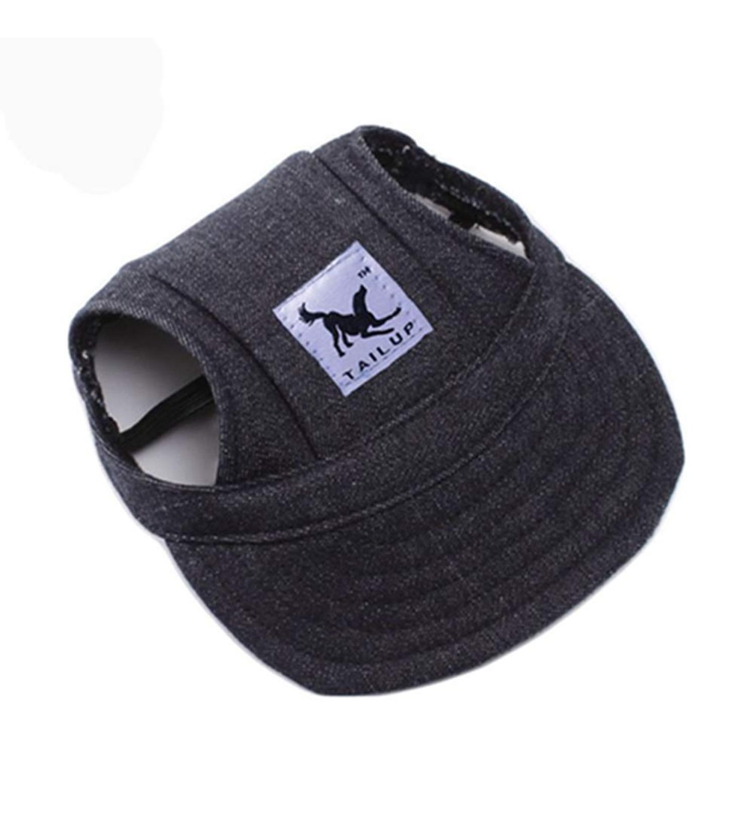 EGURS Dog Baseball Hats - Peace Sunbonnet Connection Doc Hude Cap for Small Medium & Large Dogs and Cats - Denim Black XL - International Shipping - Buy Online on SooperMarket.com