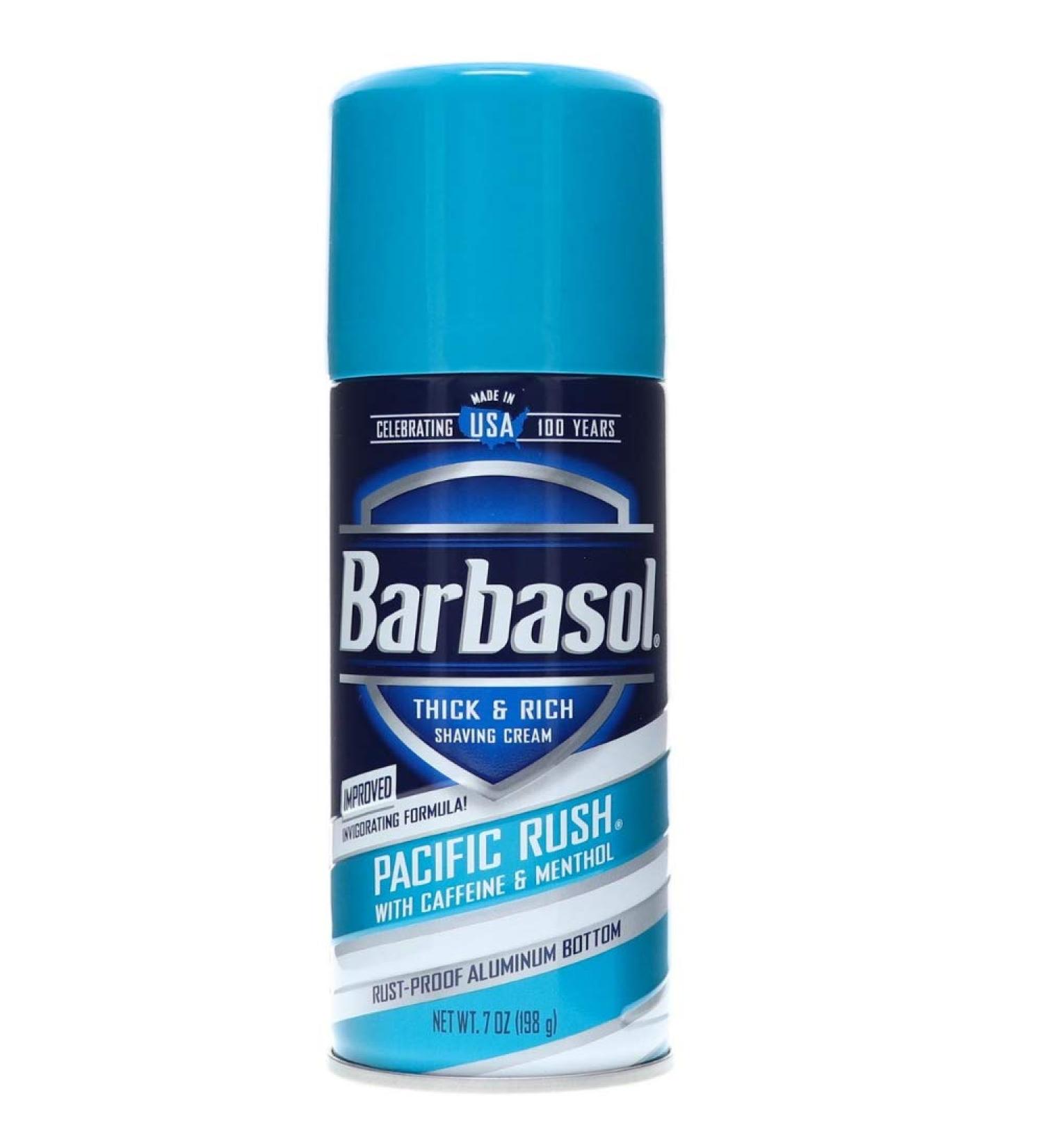 Barbasol Pacific Rush Thick & Rich Shaving Cream for Men 10 oz.