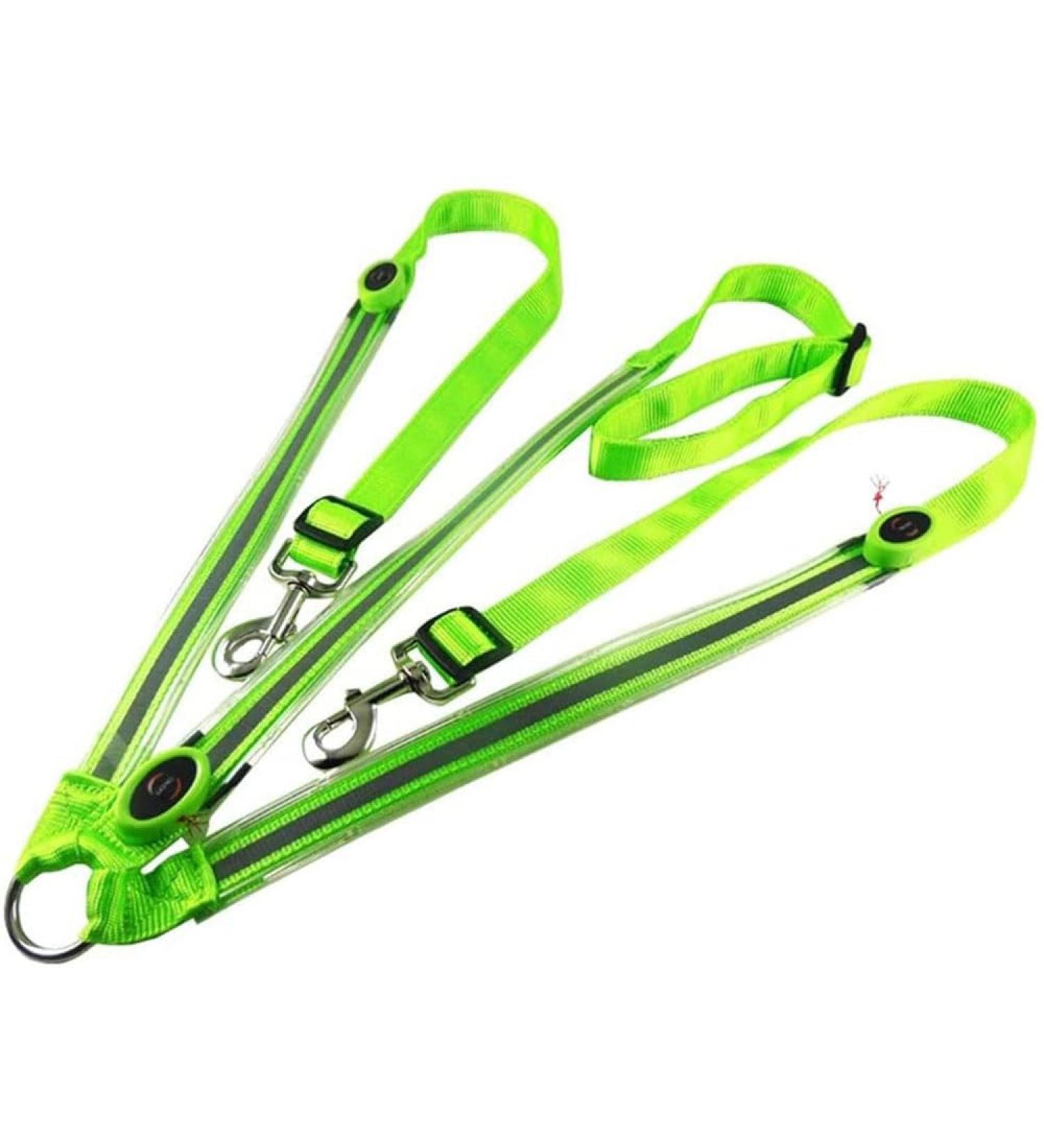 FM2018XSL Horse Harness | LED Breastplate Reflective Belt for Equestrian Safety - Green - Buy Online on SooperMarket.com