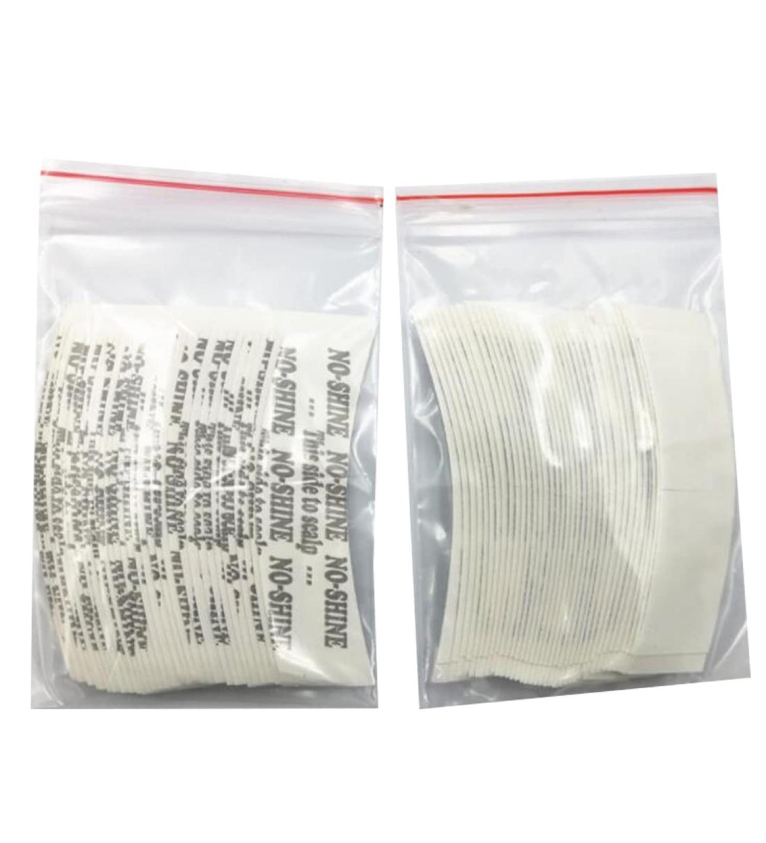 TsoLay 72Pc/Lot No-Shine Wig Tape Double Adhesive Hair Extension Tape Strips Waterproof for Toupee/Lace Front Wigs Film Bonding - Buy Online on SooperMarket.com