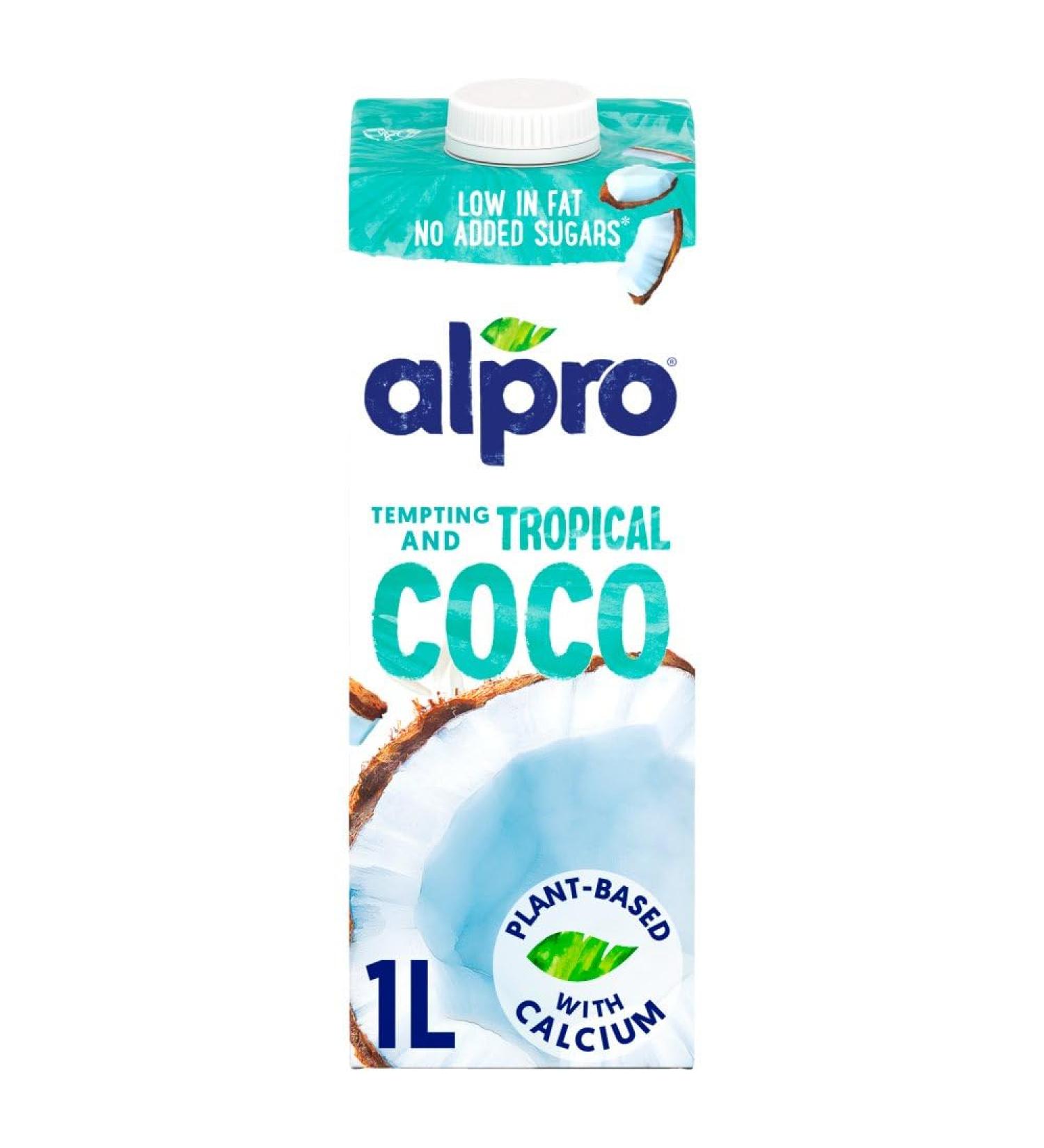 VSTAR Alpro Drinks (8 Coconut Original Drink - Rice Blend with Calcium & Vitamins) Coconut Original Drink - Rice Blend with Calcium & Vitamins 8