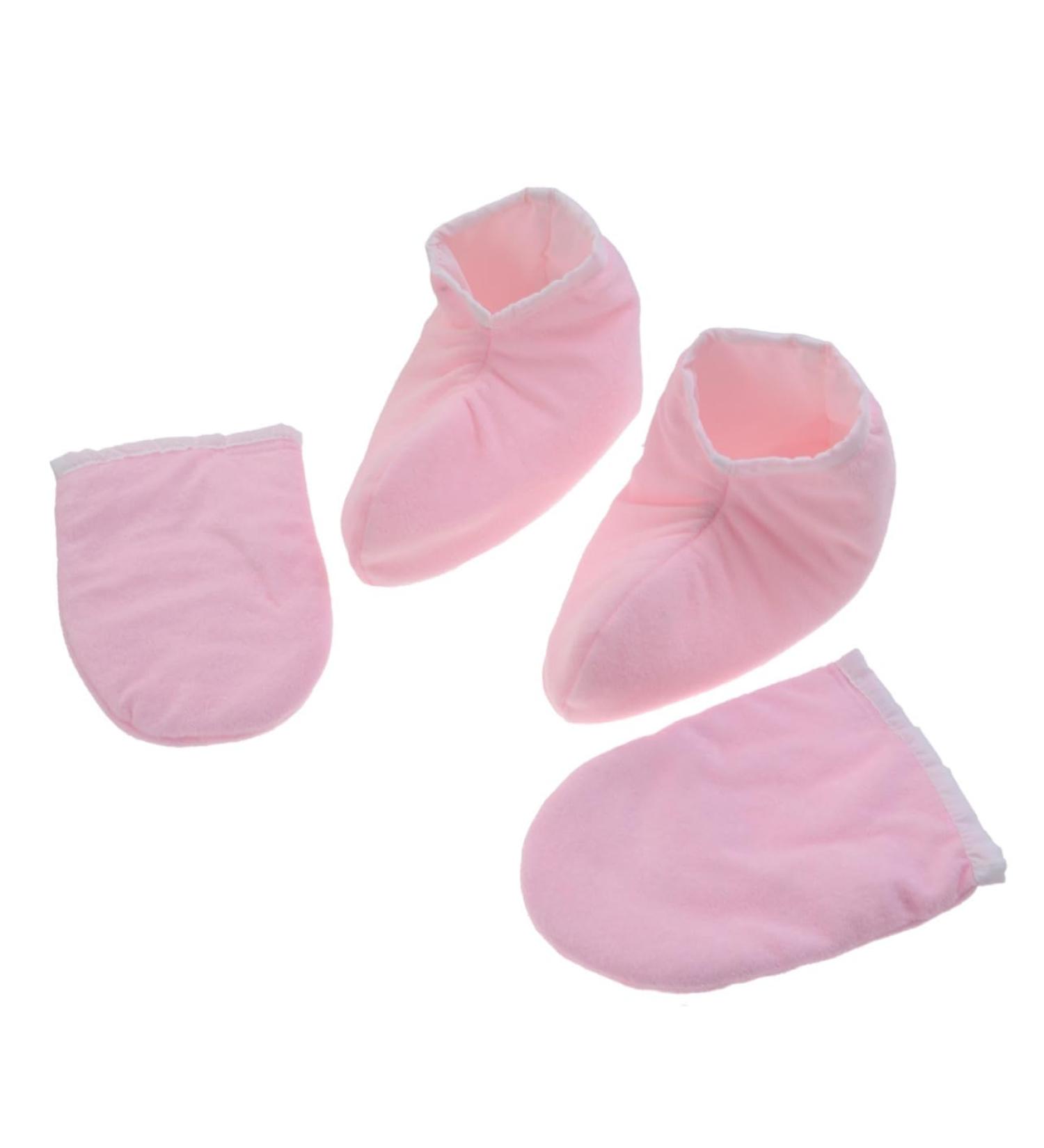 minkissy 2 Pairs Mittens Kids Beauty Gloves Spa Gloves Warm Gloves Insulated Gloves Wax Care Insulated Mittens Foot Spa Cover Bath Mitt Thermal Gloves Bath Treatment Mitt Hand Paraffin - Buy Online on SooperMarket.com