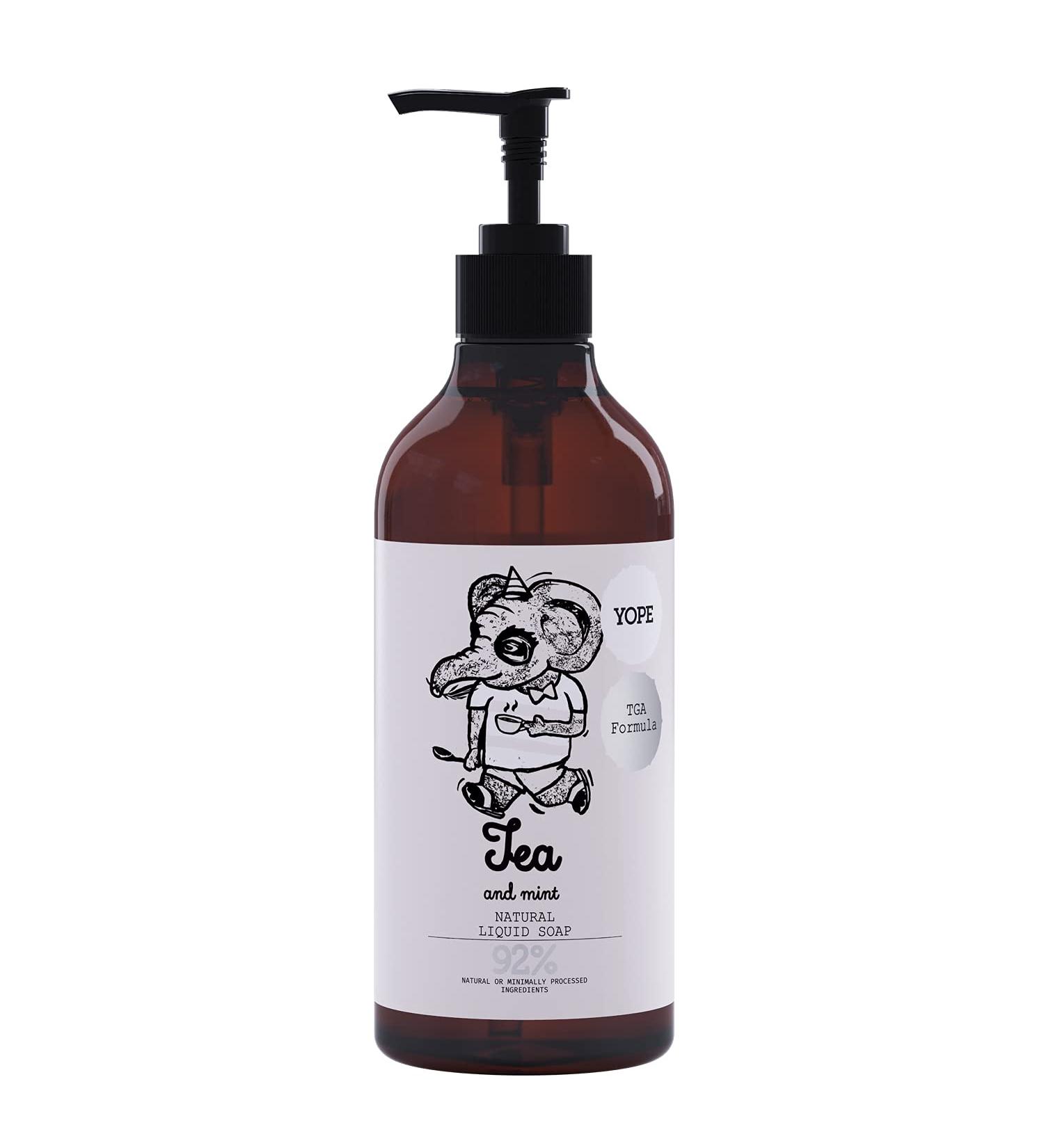 Yope Natural Hand Wash Tea and Mint 500ml - Refreshing Cleanliness - Buy Online on SooperMarket.com