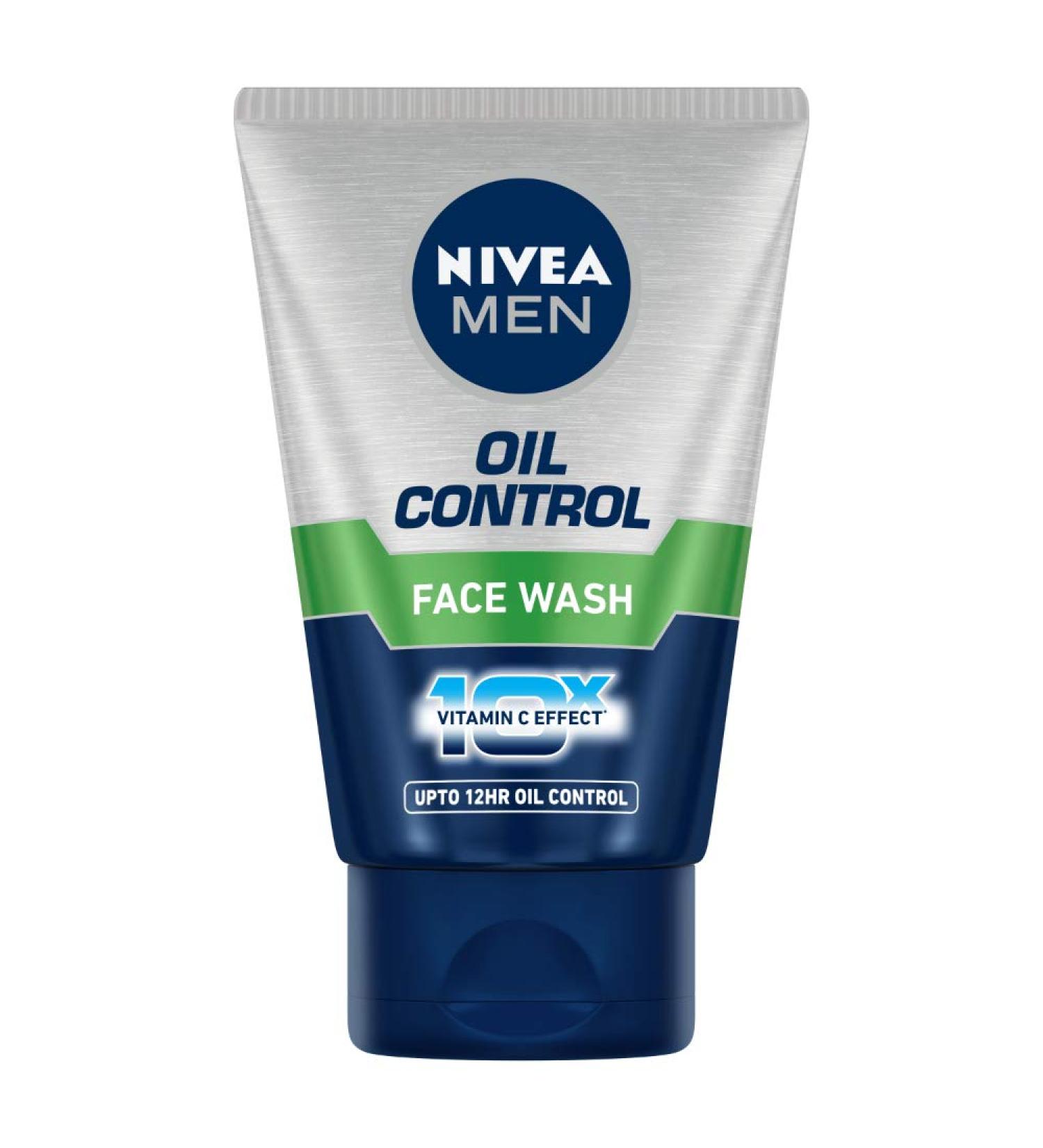 Nivea Men Oil Control Face Wash 10X Whitening - 100g/100ml - Buy Online on SooperMarket.com