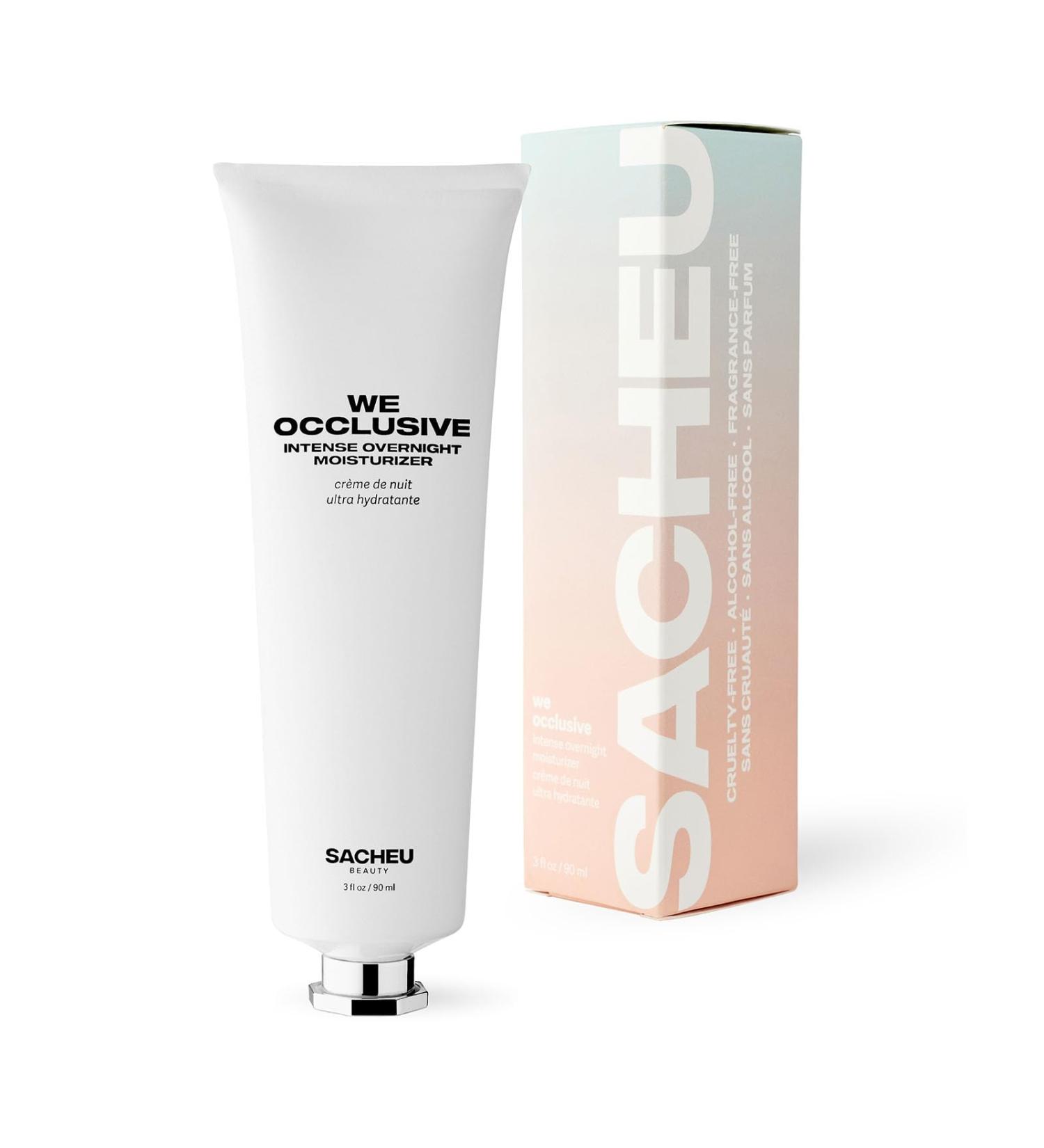 Sacheu We Intense Overnight Moisturizer - Hydrating Squalane Face Cream for Women | Cruelty-Free & Vegan Fragrance-Free 3 Fl Oz - Shop Internationally - Buy Online on SooperMarket.com