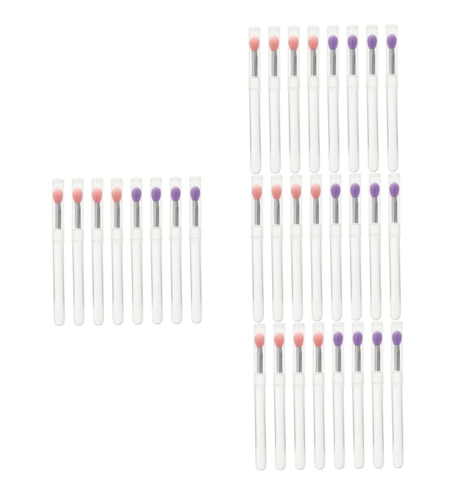 Healeved 32 Pcs Silicone Lip Brush Lip Applicator Eyeshadow Brush Lip Makeup Eye Shadow Scrubber - Buy Online on SooperMarket.com