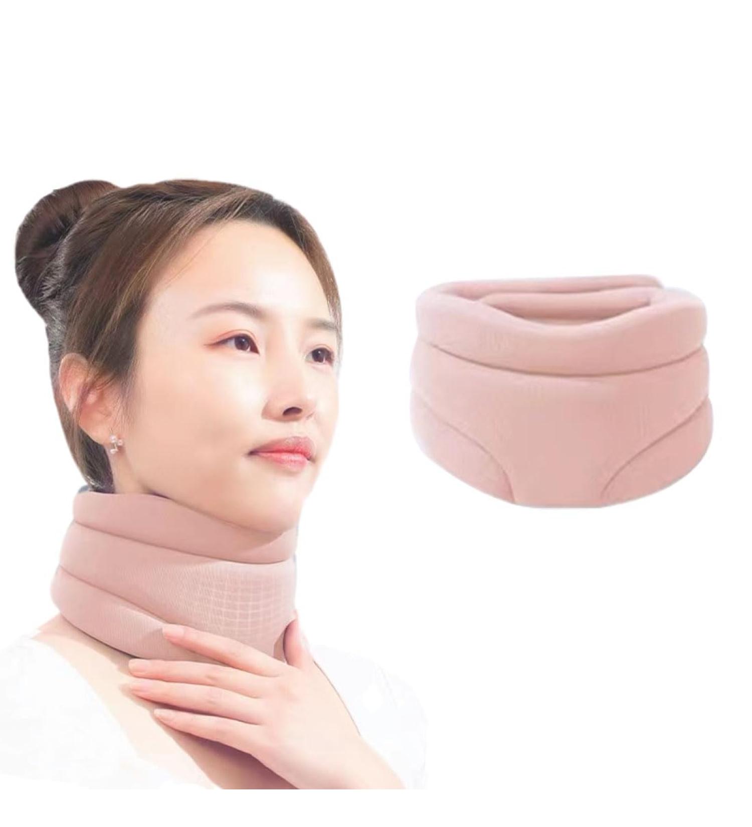 Cervicorrect Neck Brace Cervicorrect Neck Brace by Healthy Lab Co Neck Brace for Sleeping Cervical Neck Brace for Snoring Neck Braces for Neck Pain and Support (Pink) - Buy Online on SooperMarket.com