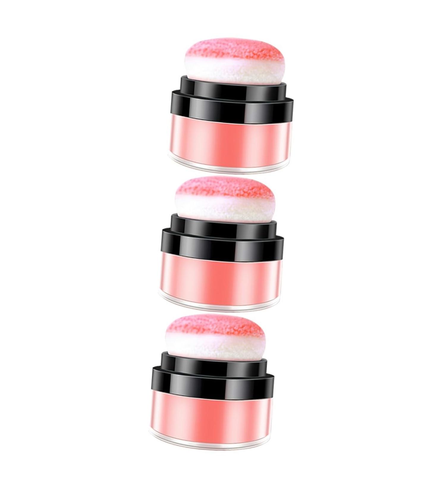 FOYTOKI 3pcs Oil Control Cushion Blush Blusa Blush for Black Women Blush for Face Makeup Plastic Rosy - Buy Online on SooperMarket.com