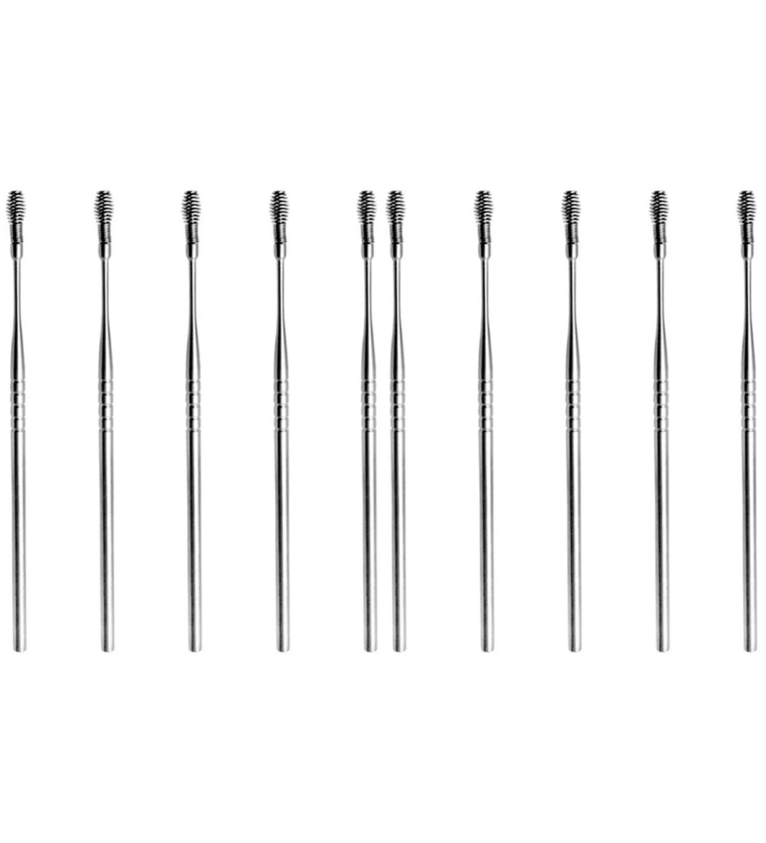 Healeved Cleaning Tools Cleaning Tools Cleaning Tools 10 pcs Stainless Steel Professional Ear Pick Earwax Removal Kit Ear Curette Ear Pick Earwax Cleaning Kits Cleaning Kits Cleaning Kits 11.5x0.5cmx2pcs Silverx2pcs - Buy Online on SooperMarket.com