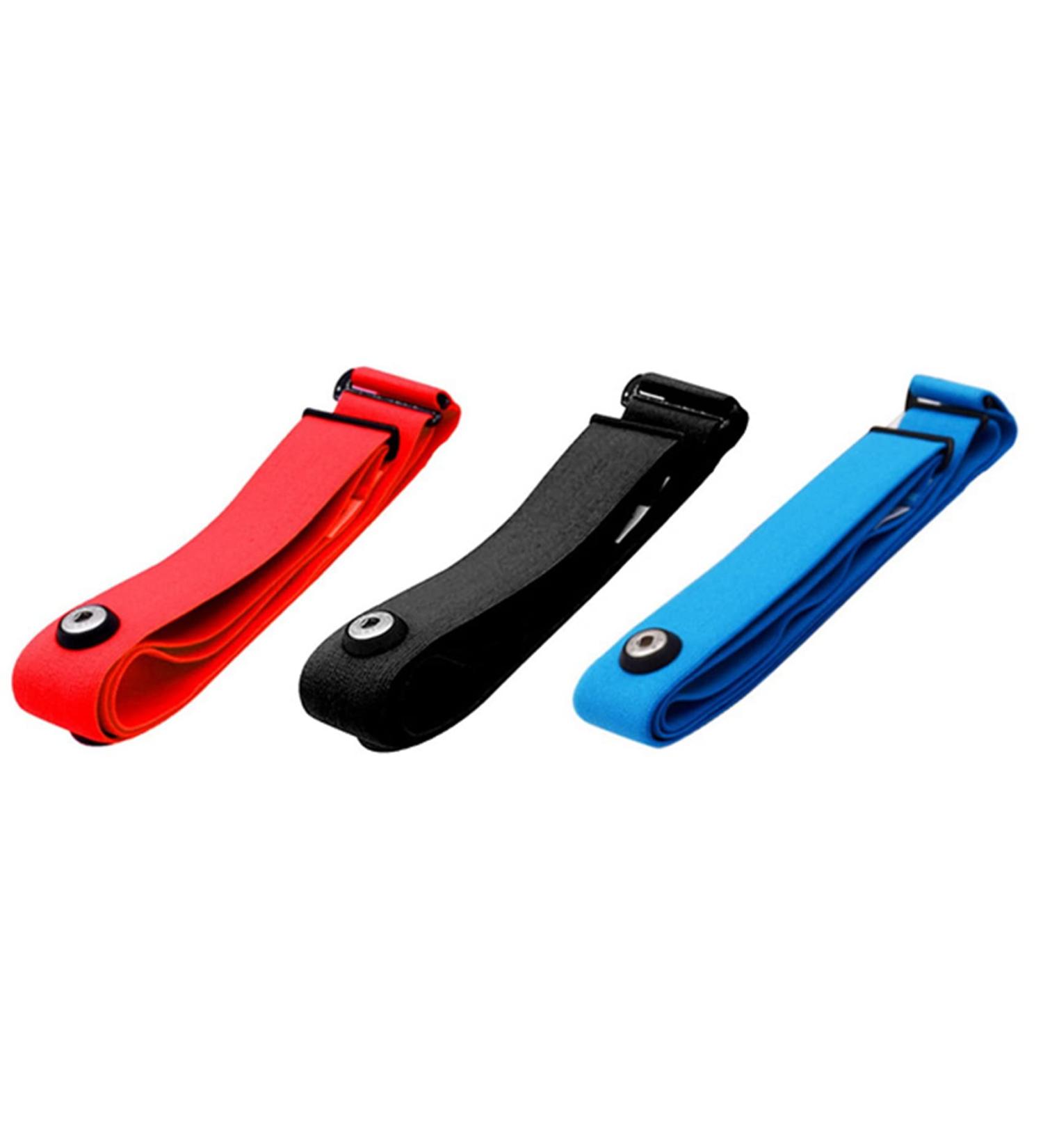 Lodokdre Adjustable 3Pcs Heart Rate Chest Strap - Elastic Sports Wireless Monitor Belt for Accurate Fitness Tracking - Buy Online on SooperMarket.com