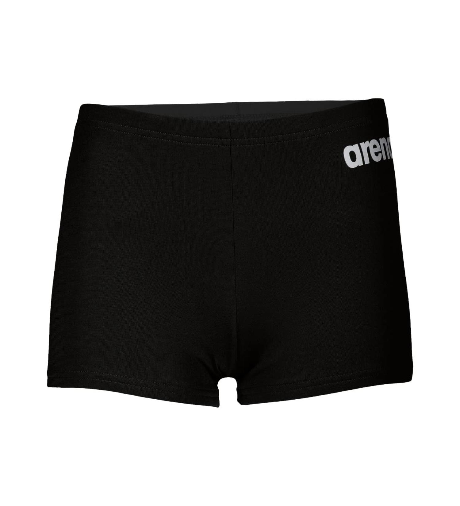 ARENA Boys' Team Swim Shorts - Solid Black-White Swimming Shorts (1 Pack) | Best International Shipping - Buy Online on SooperMarket.com