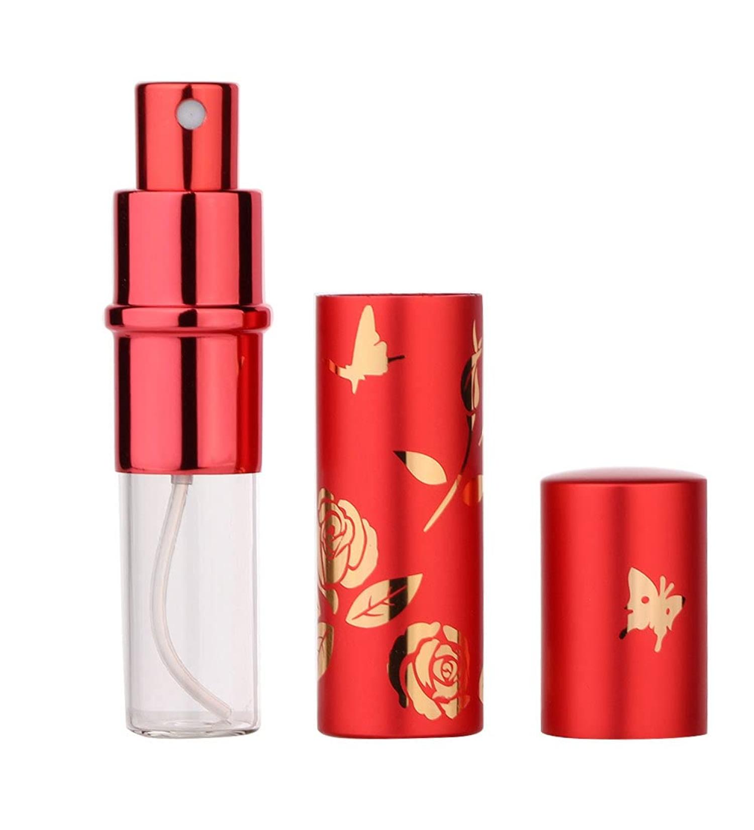 Verdant Touch Perfume Spray Bottle Portable Perfume Bottle Aluminum Atomizer 10ml Empty Cosmetic Spray Bottle (Red) - Buy Online on SooperMarket.com