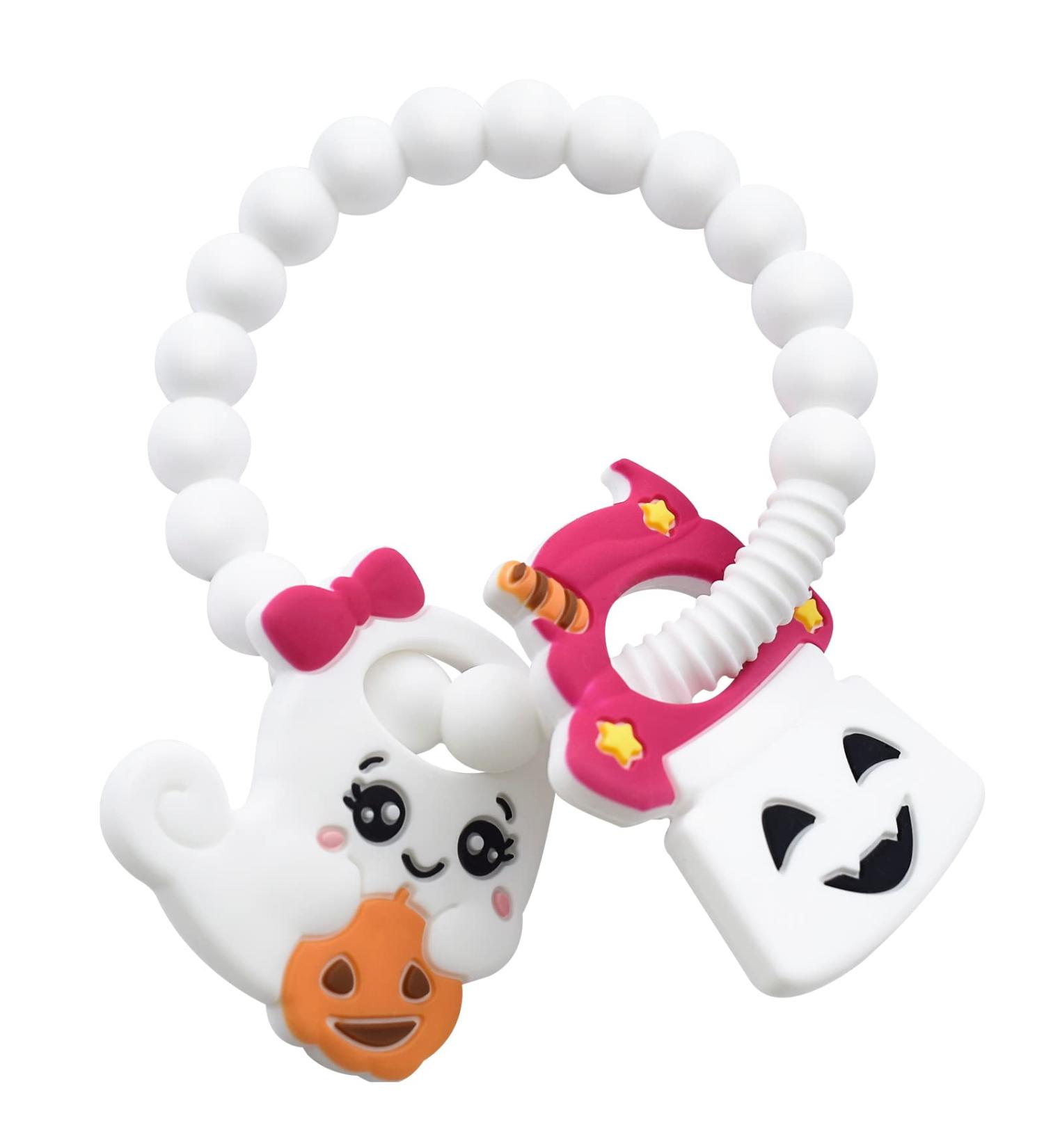 Ghost Teether & Ghouls Ring Teether Set for Halloween Activities - Kids & Toddlers - Buy Online on SooperMarket.com