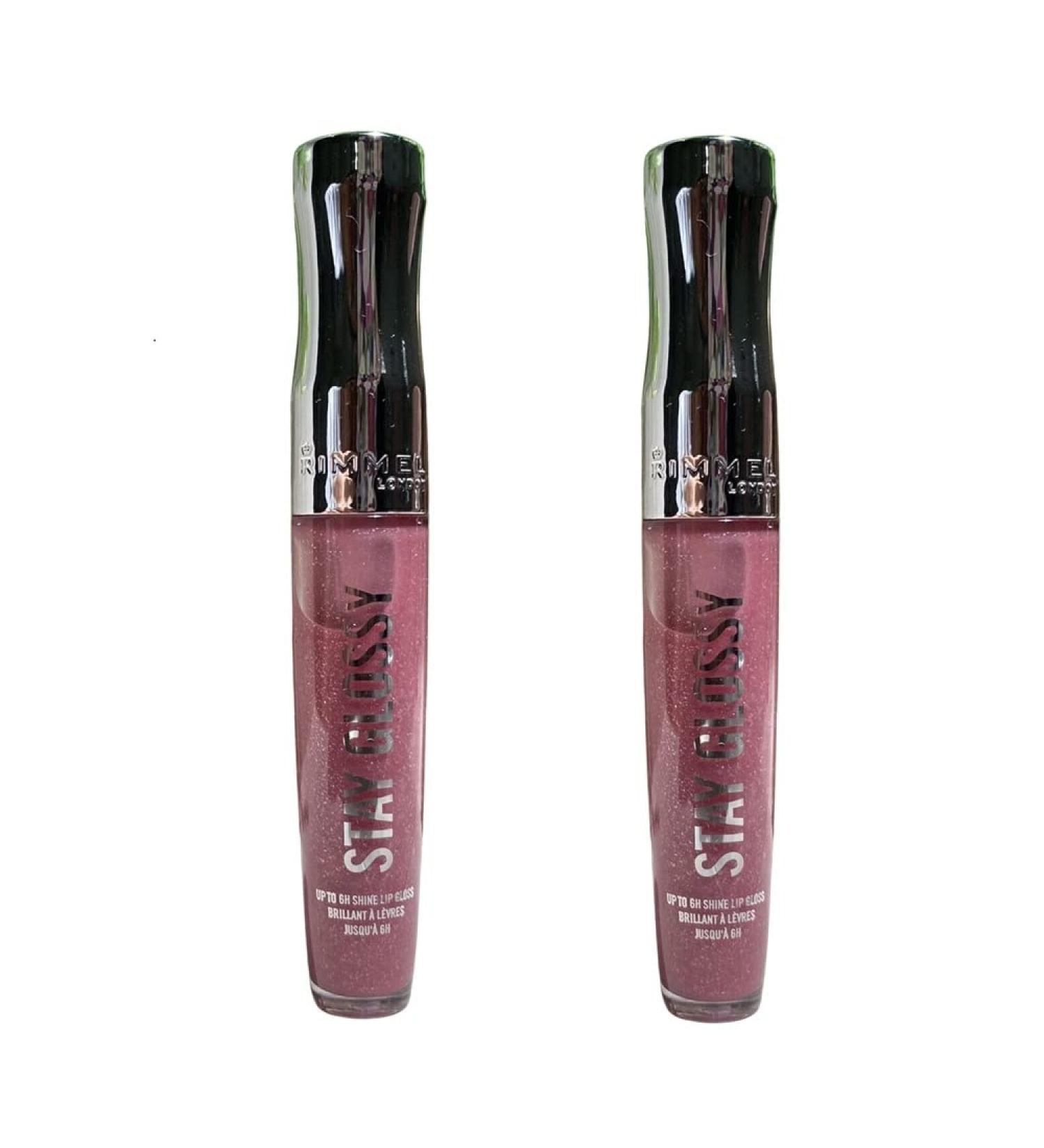 Rimmel Stay Glossy Lip Gloss Set - Stay My Rose 160 (Pack of 2) - Buy Online on SooperMarket.com