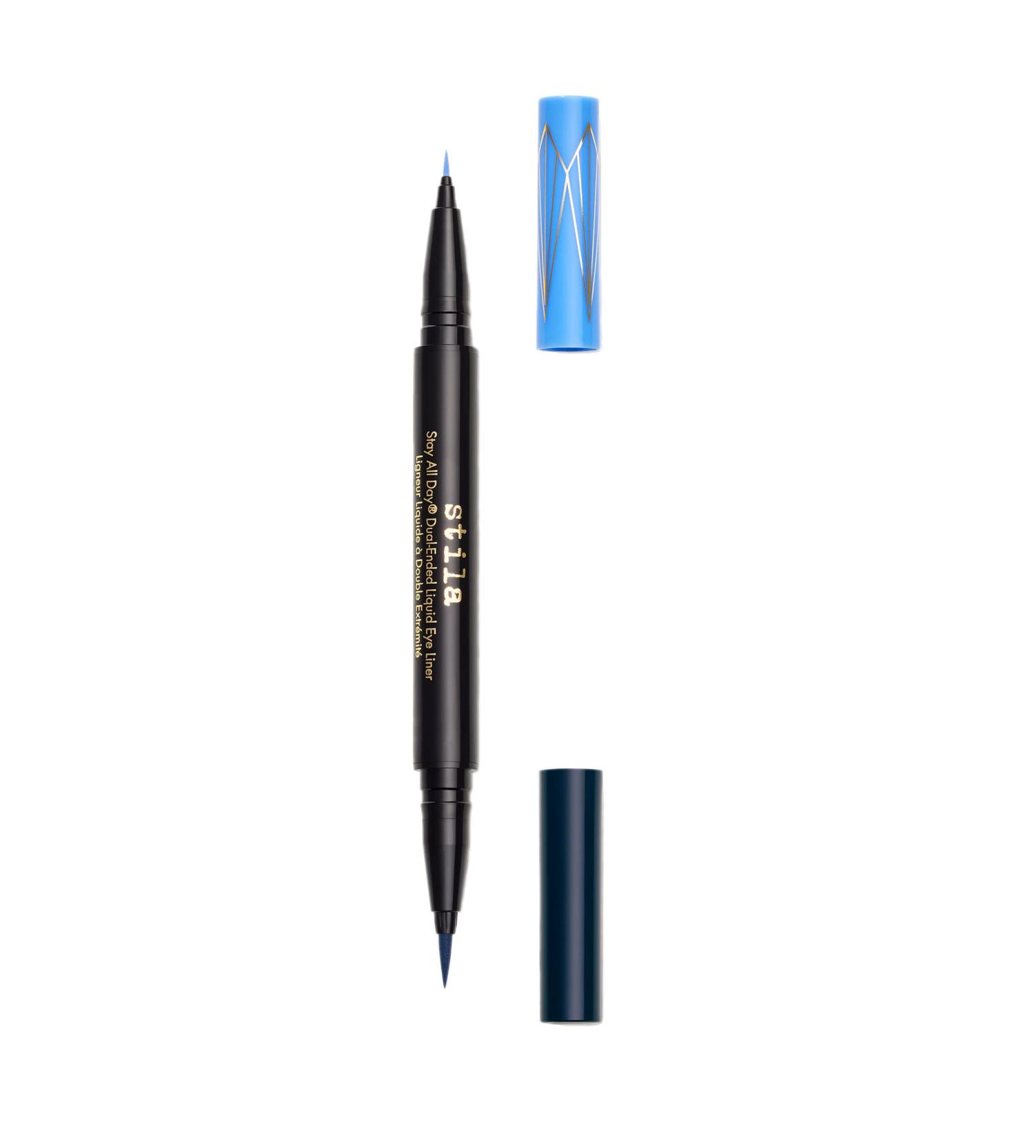 Stila Stay All Day Dual-Ended Liquid Eye Liner in Periwinkle / Midnight - Buy Online on SooperMarket.com