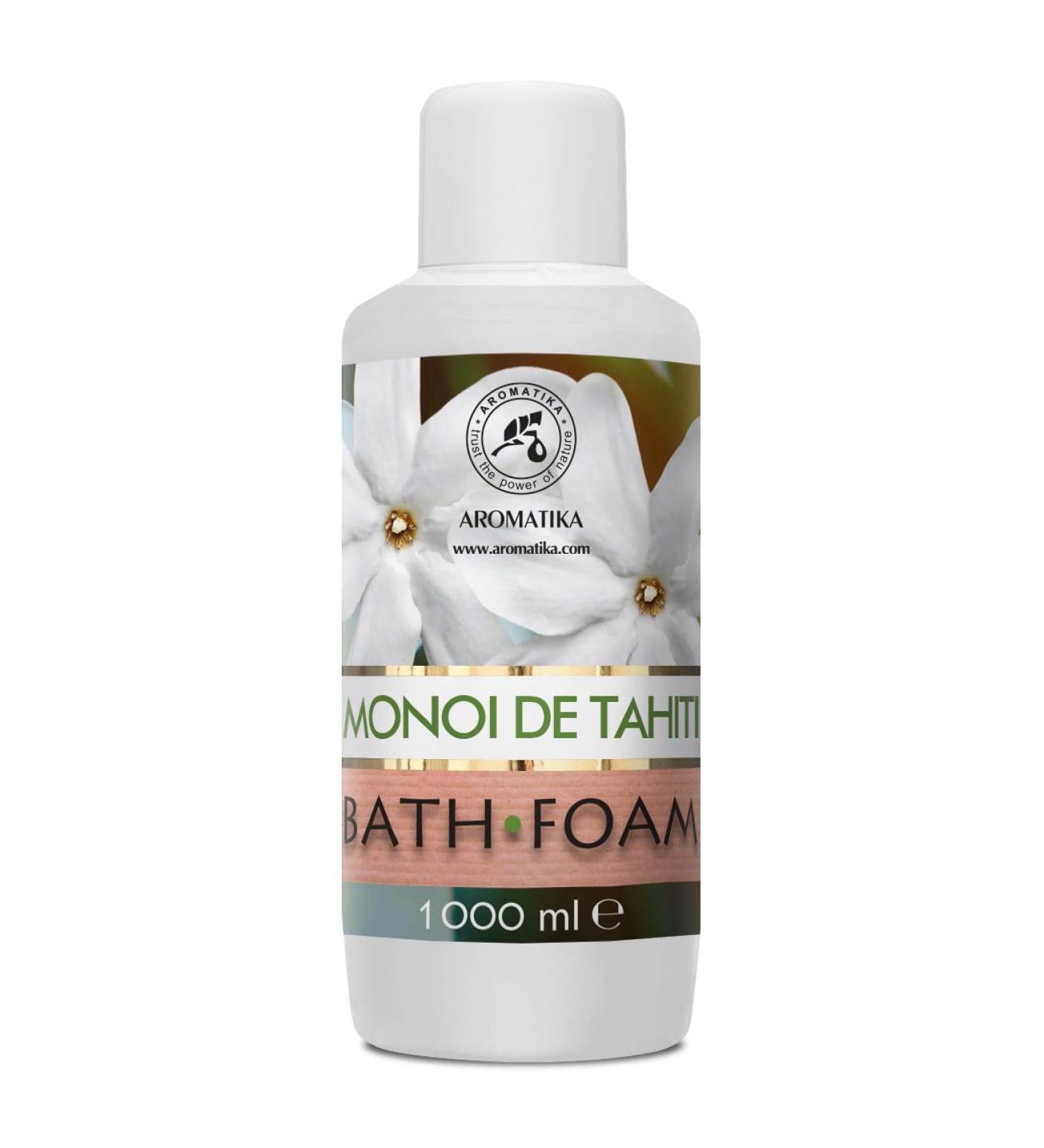 Monoi de Tahiti Bath Foam 1000ml - Luxury Aromatherapy & Spa Relaxation - Body Care & Bubble Baths - Buy Online on SooperMarket.com
