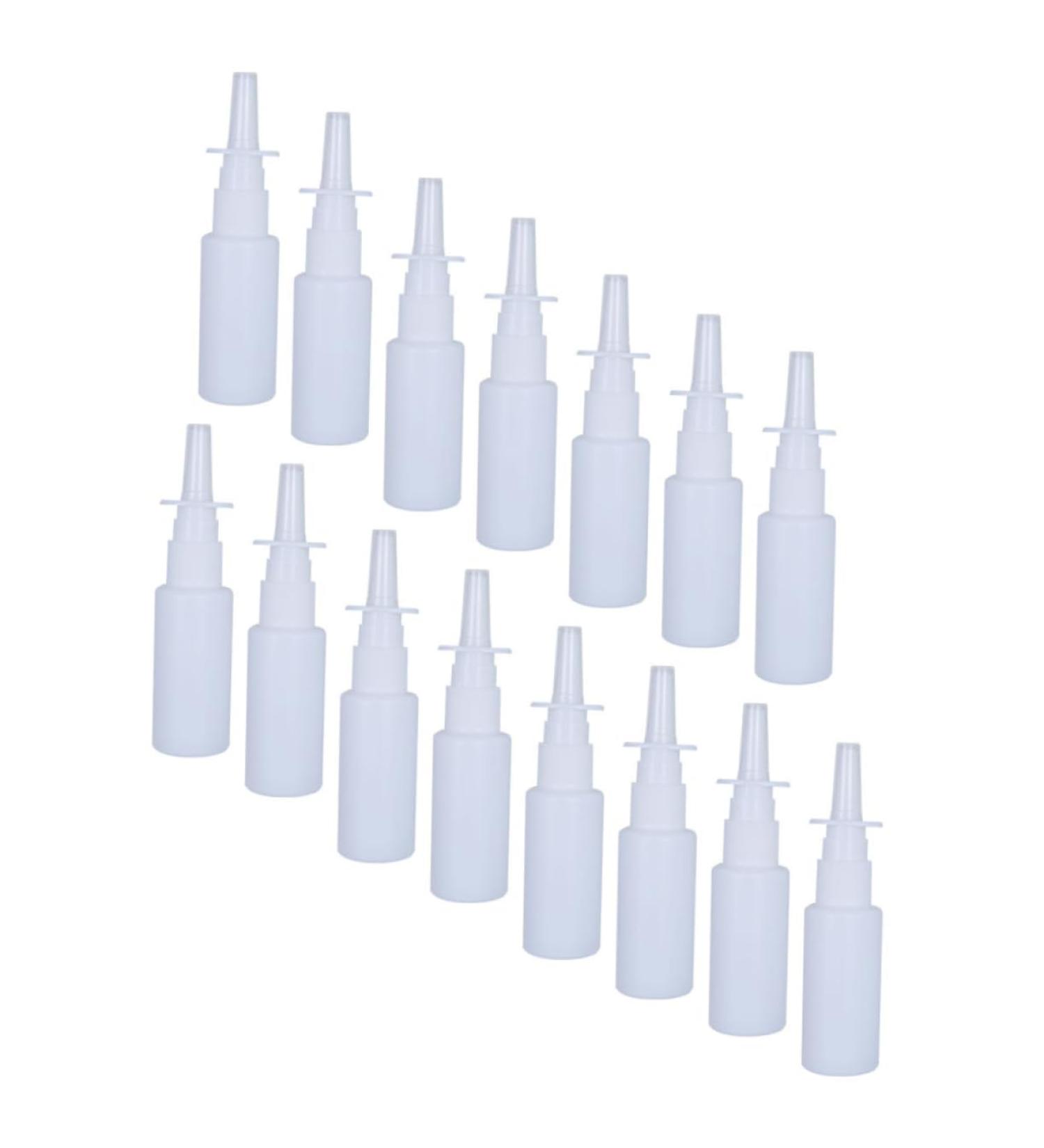 Beavorty 15pcs Travel Spray Bottle Set - Portable Nasal Sprayer Containers (White) - Buy Online on SooperMarket.com