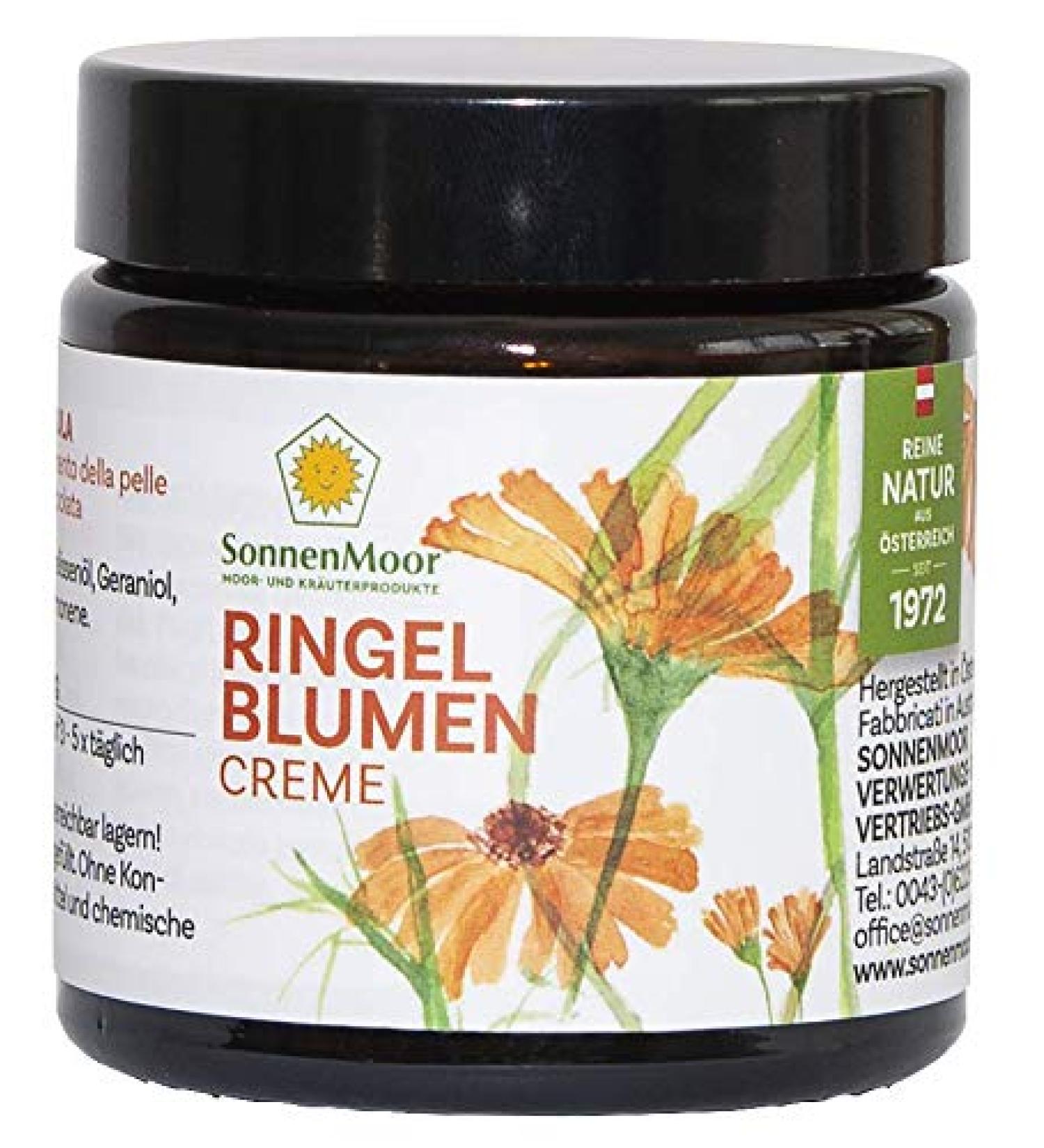 Calendula Ointment 90g - Natural Remedy for Dry & Cracked Skin - Glass Jar - Gentle Skin Care Solution - Buy Online on SooperMarket.com