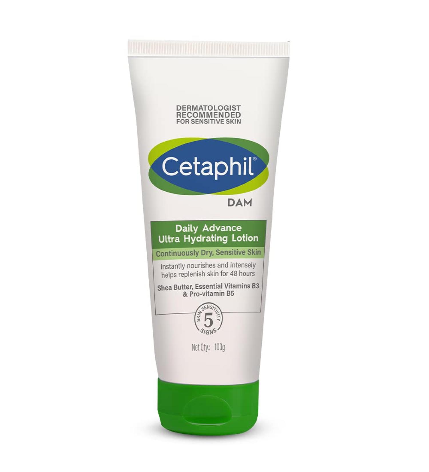 Cetaphil Daily Advance Ultra Hydrating Lotion 100g | Moisturizing Body Cream - Buy Online on SooperMarket.com