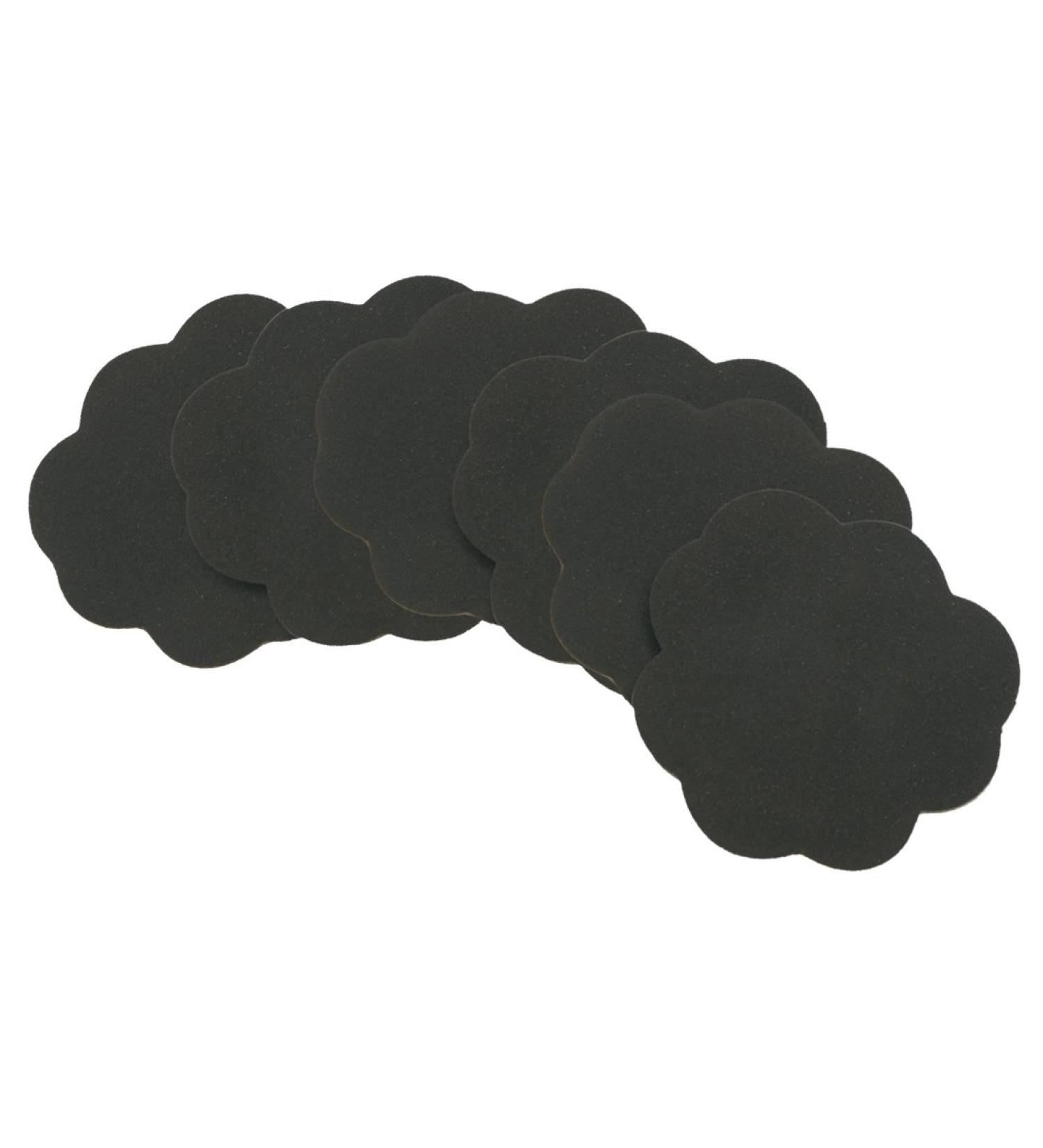 Foot Petals Black Tip Toes Foot Cushions Triple Pack