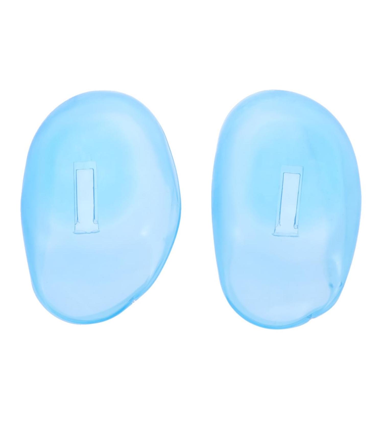 FOMIYES 4 Pairs Ear Plugs Ear Cover Salon Ear Heat Protector Hair Salon Ear Caps Ear Shower Cap Blue Hair Toner Hair Dye Accessories Hair Dye Tools Dye Silicone Ear Water Proof Shield - Buy Online on SooperMarket.com