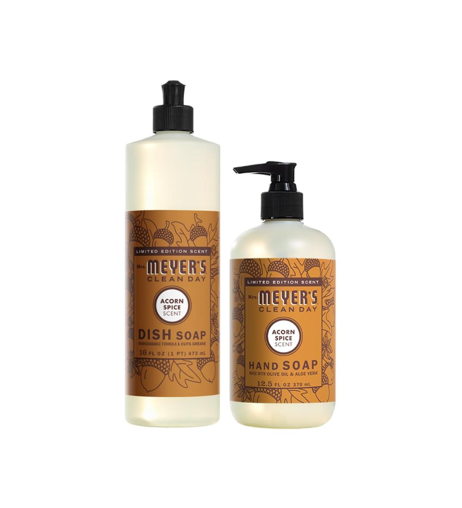 Shop Mrs. Meyer's Clean Day Apple Cider Liquid Hand & Dish Soap Variety | Eco-Friendly & International Shipping - Buy Online on SooperMarket.com