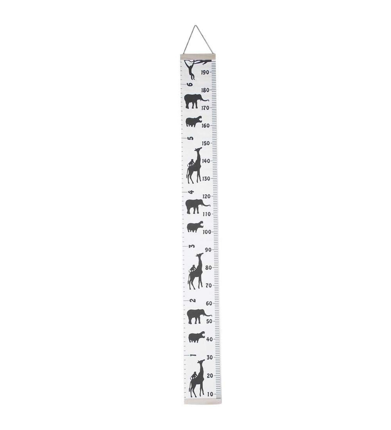 Growth Chart for Children Wood Wall Hanging Kid Height Measuring Ruler Room Home Decoration(B) - Buy Online on SooperMarket.com